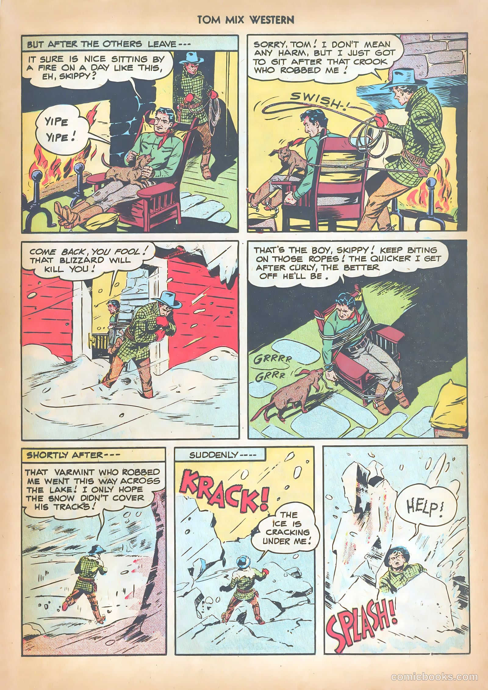 Tom Mix Western #14 (1949) — page 29 of 52
