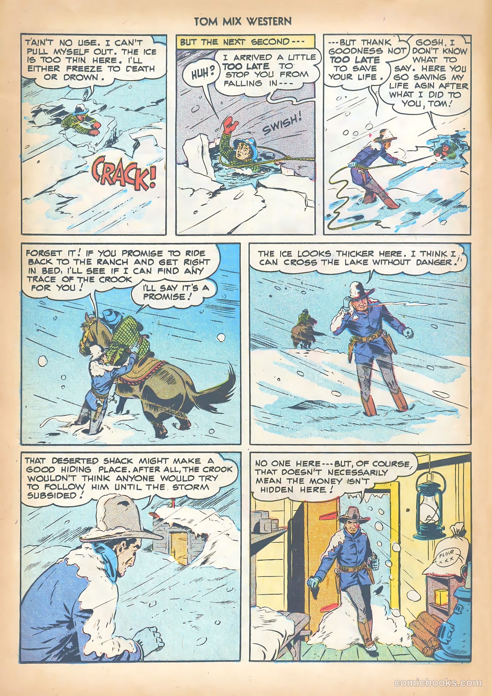 Tom Mix Western #14 (1949) — page 30 of 52