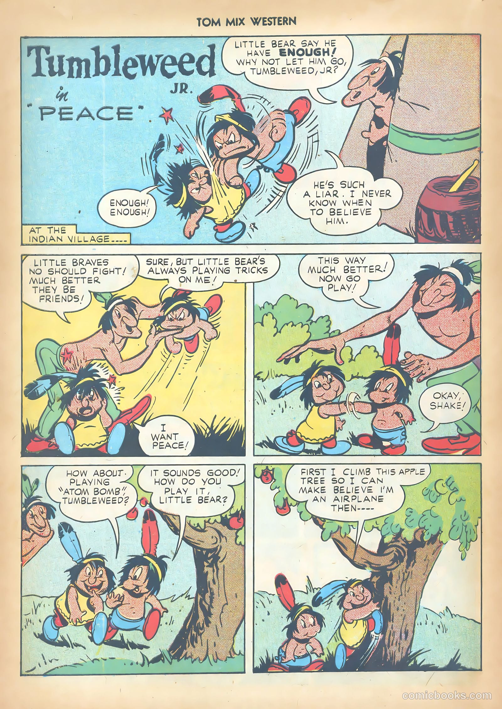 Tom Mix Western #14 (1949) — page 34 of 52