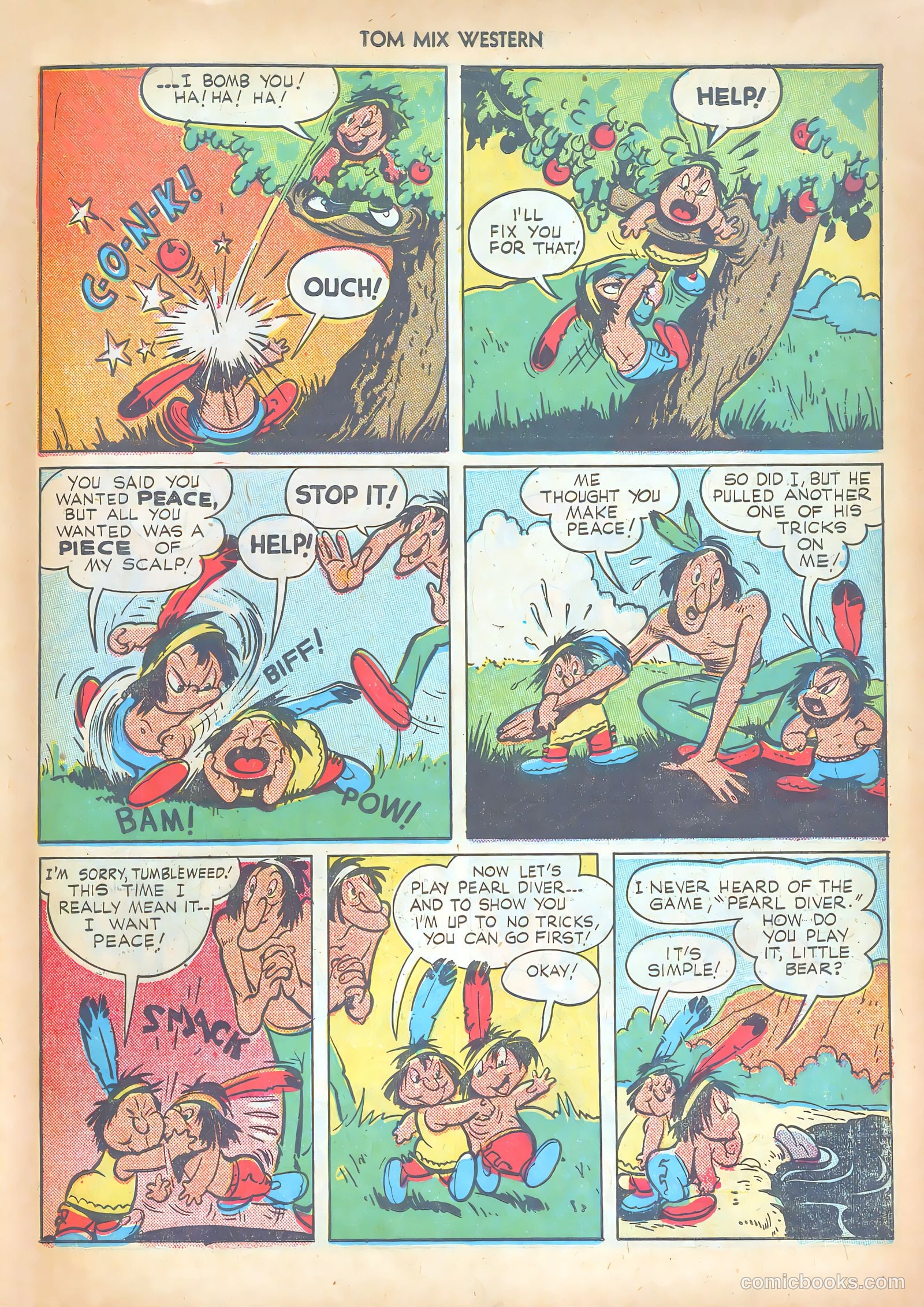 Tom Mix Western #14 (1949) — page 35 of 52