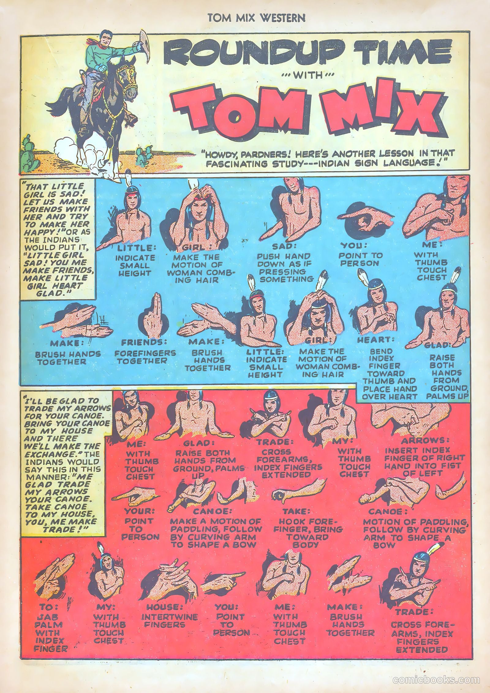 Tom Mix Western #14 (1949) — page 39 of 52