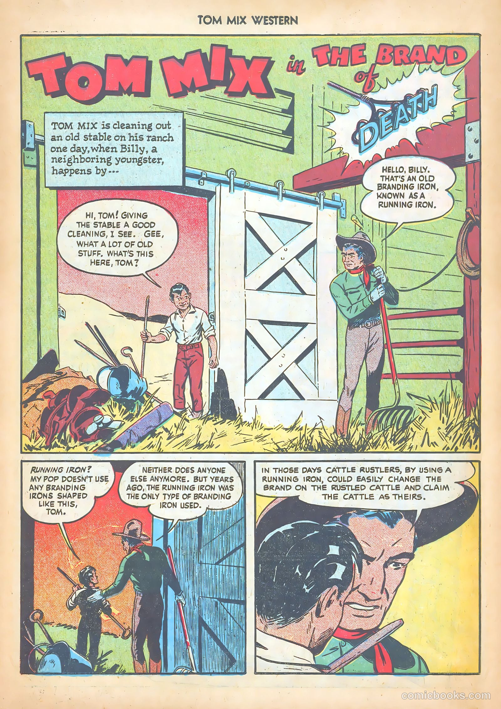 Tom Mix Western #14 (1949) — page 42 of 52
