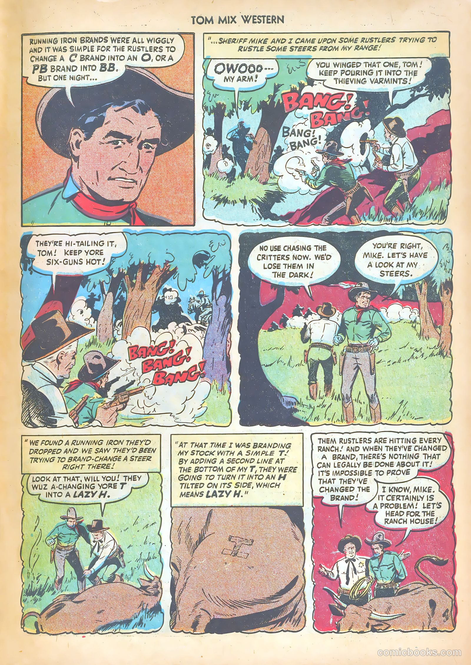 Tom Mix Western #14 (1949) — page 43 of 52