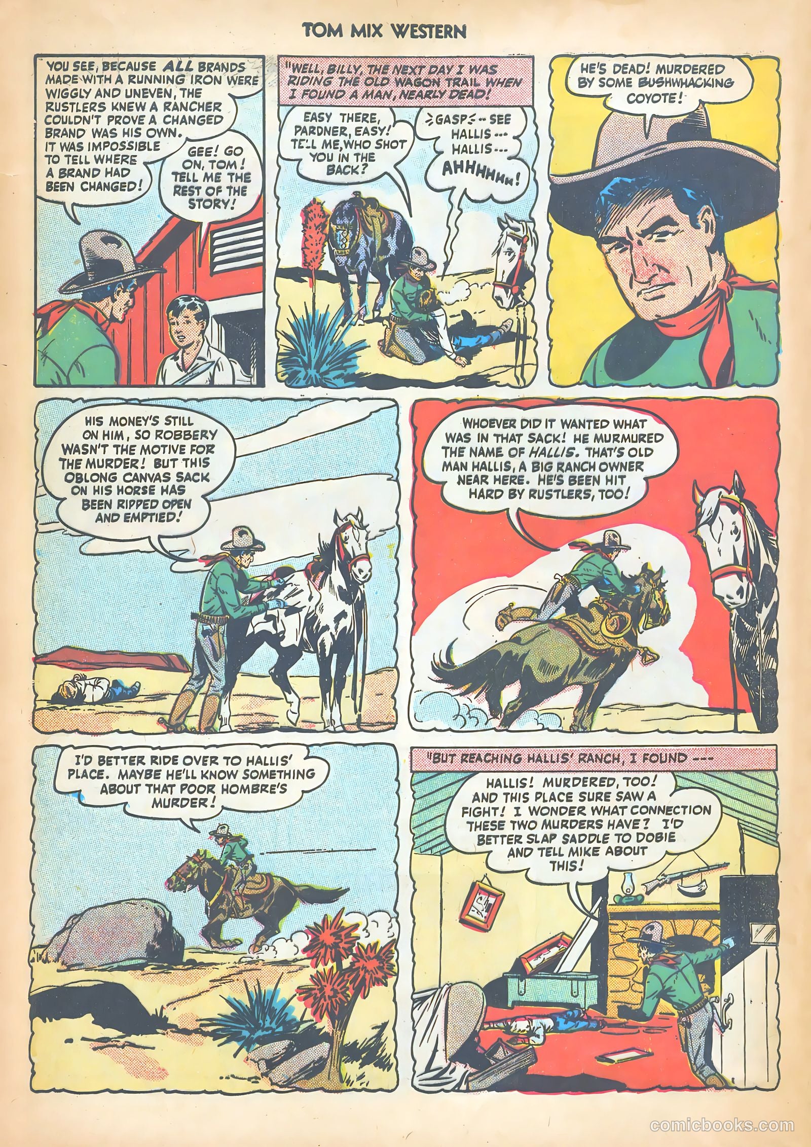 Tom Mix Western #14 (1949) — page 44 of 52