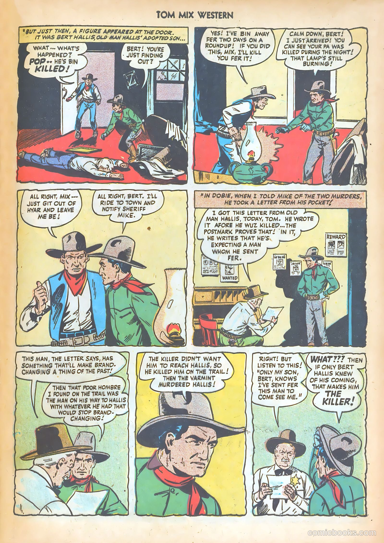 Tom Mix Western #14 (1949) — page 45 of 52