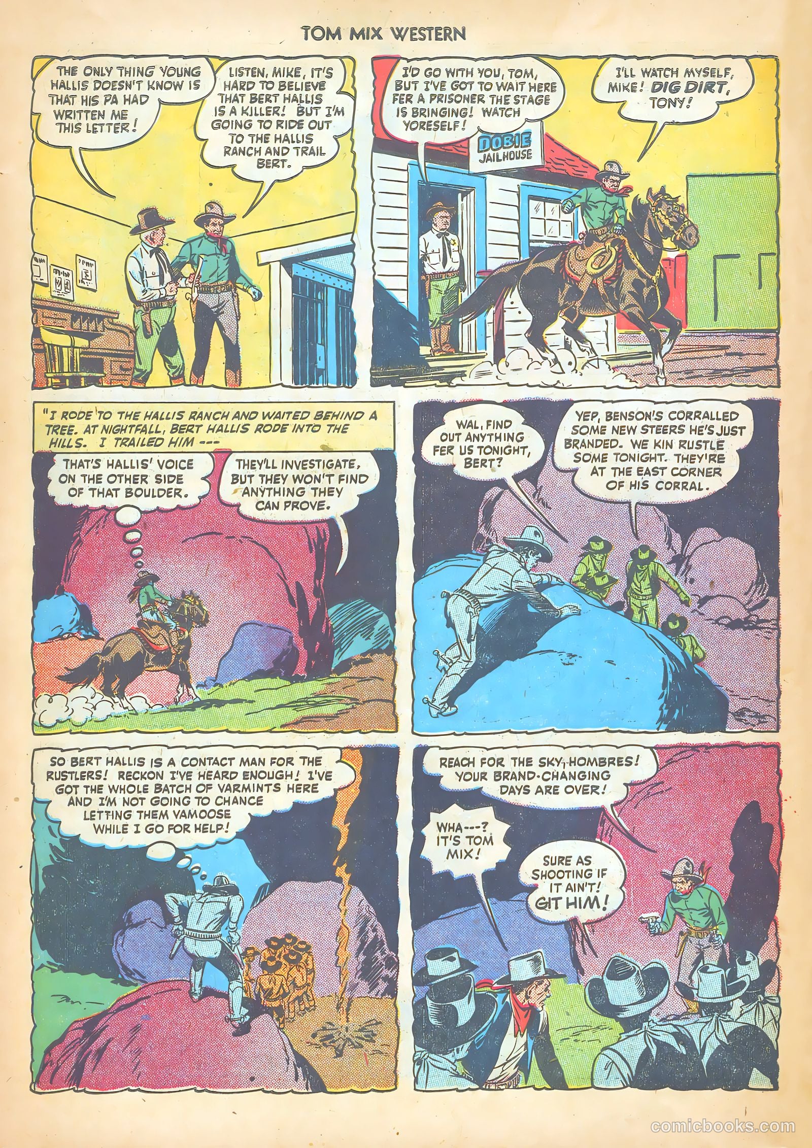 Tom Mix Western #14 (1949) — page 46 of 52