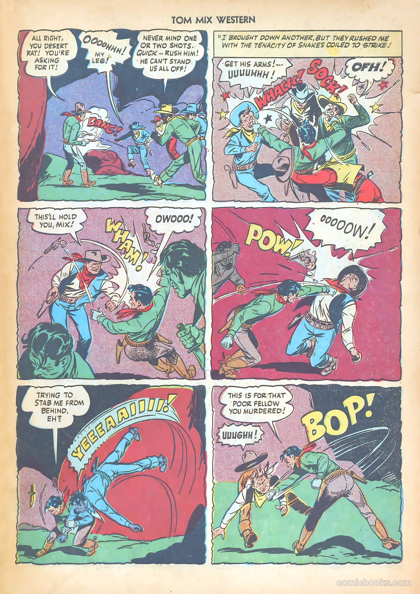 Tom Mix Western #14 (1949) — page 47 of 52