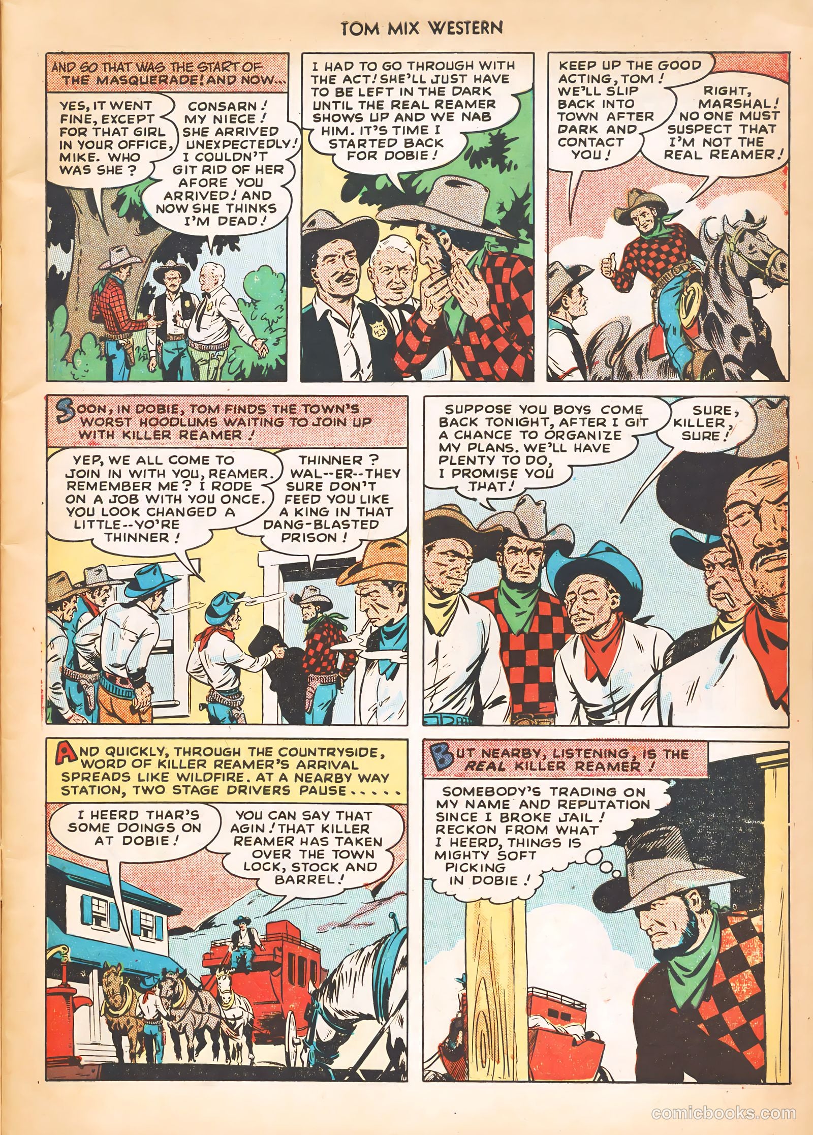 Tom Mix Western #15 (1949) — page 7 of 52