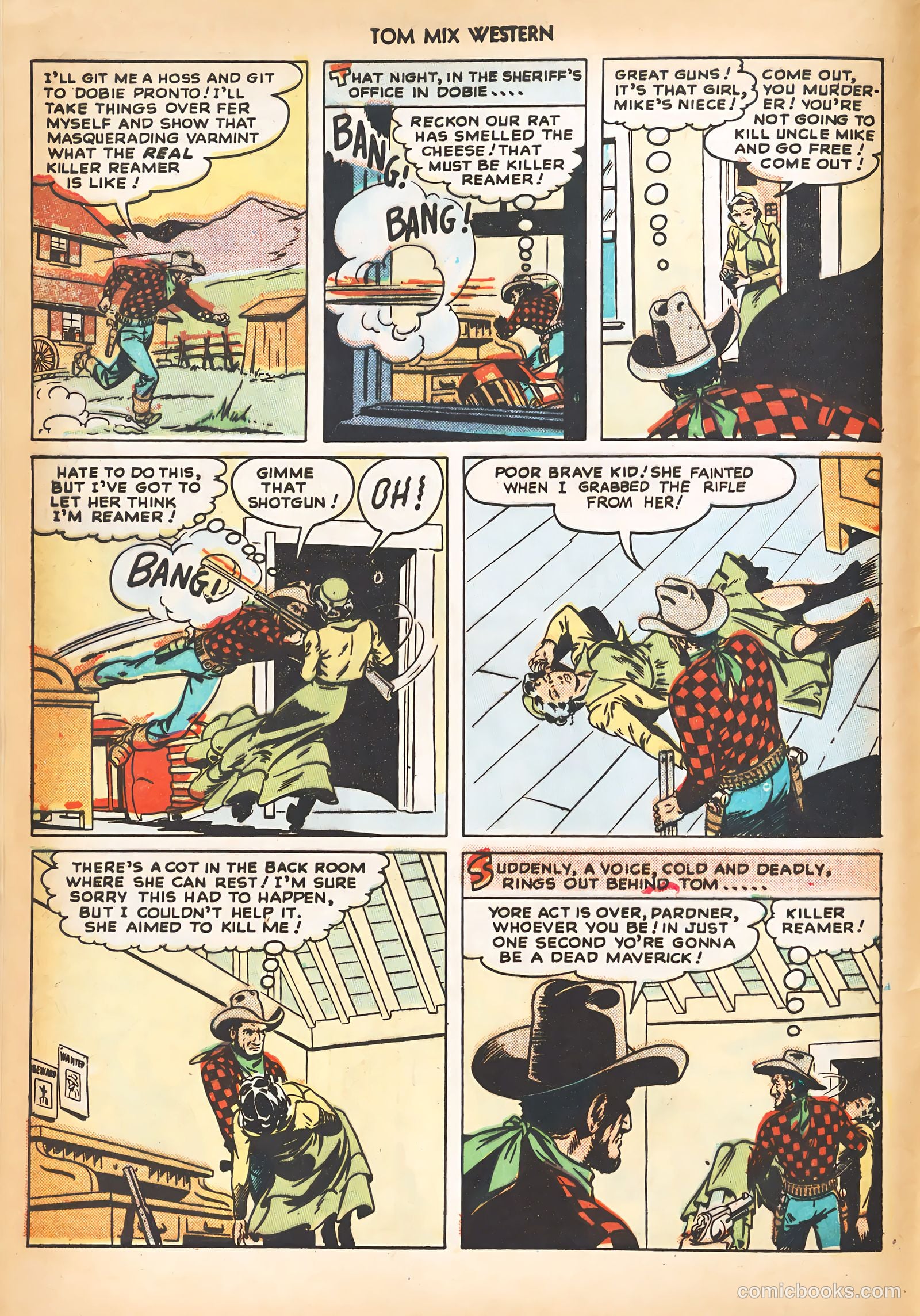 Tom Mix Western #15 (1949) — page 8 of 52