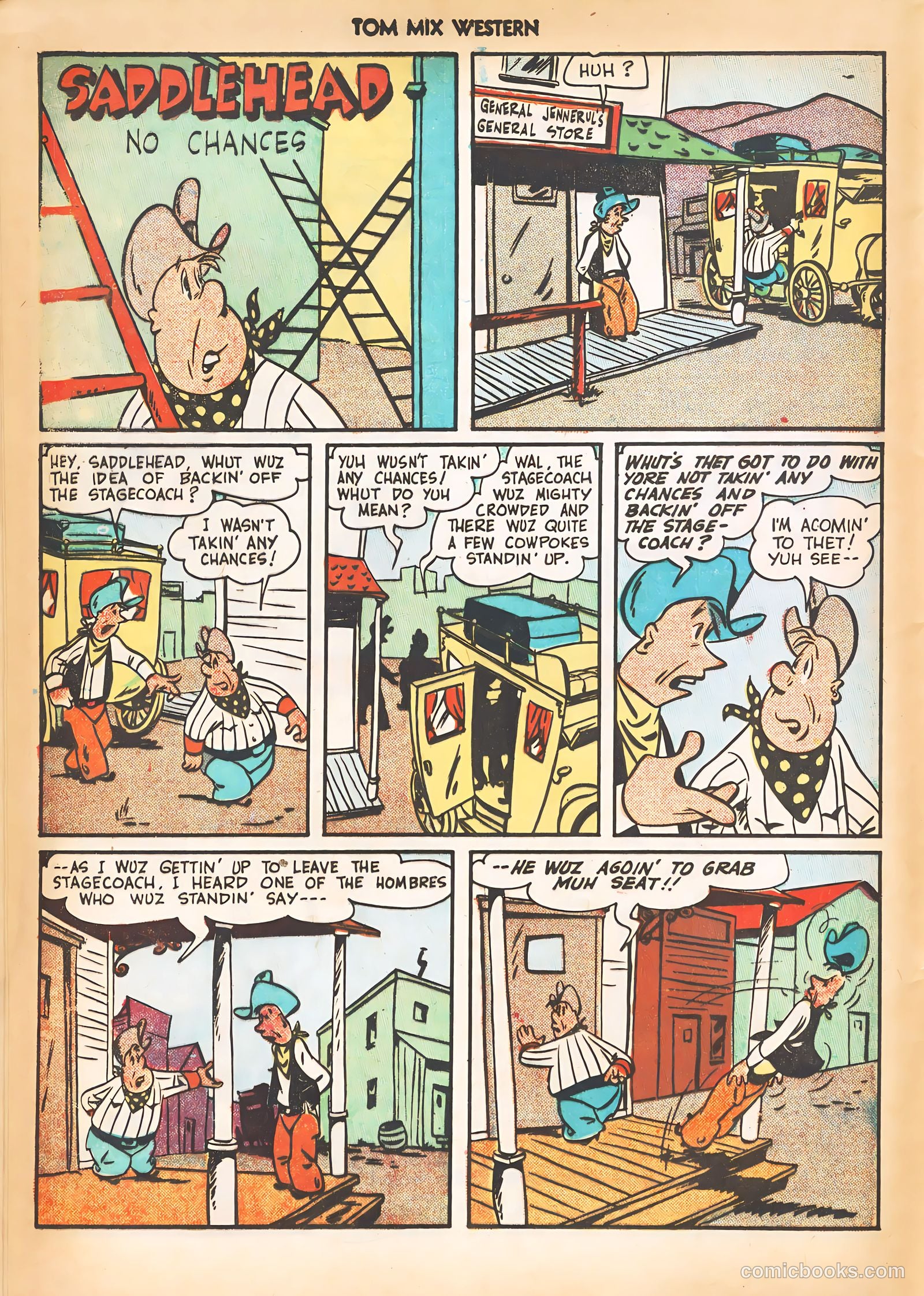 Tom Mix Western #15 (1949) — page 12 of 52