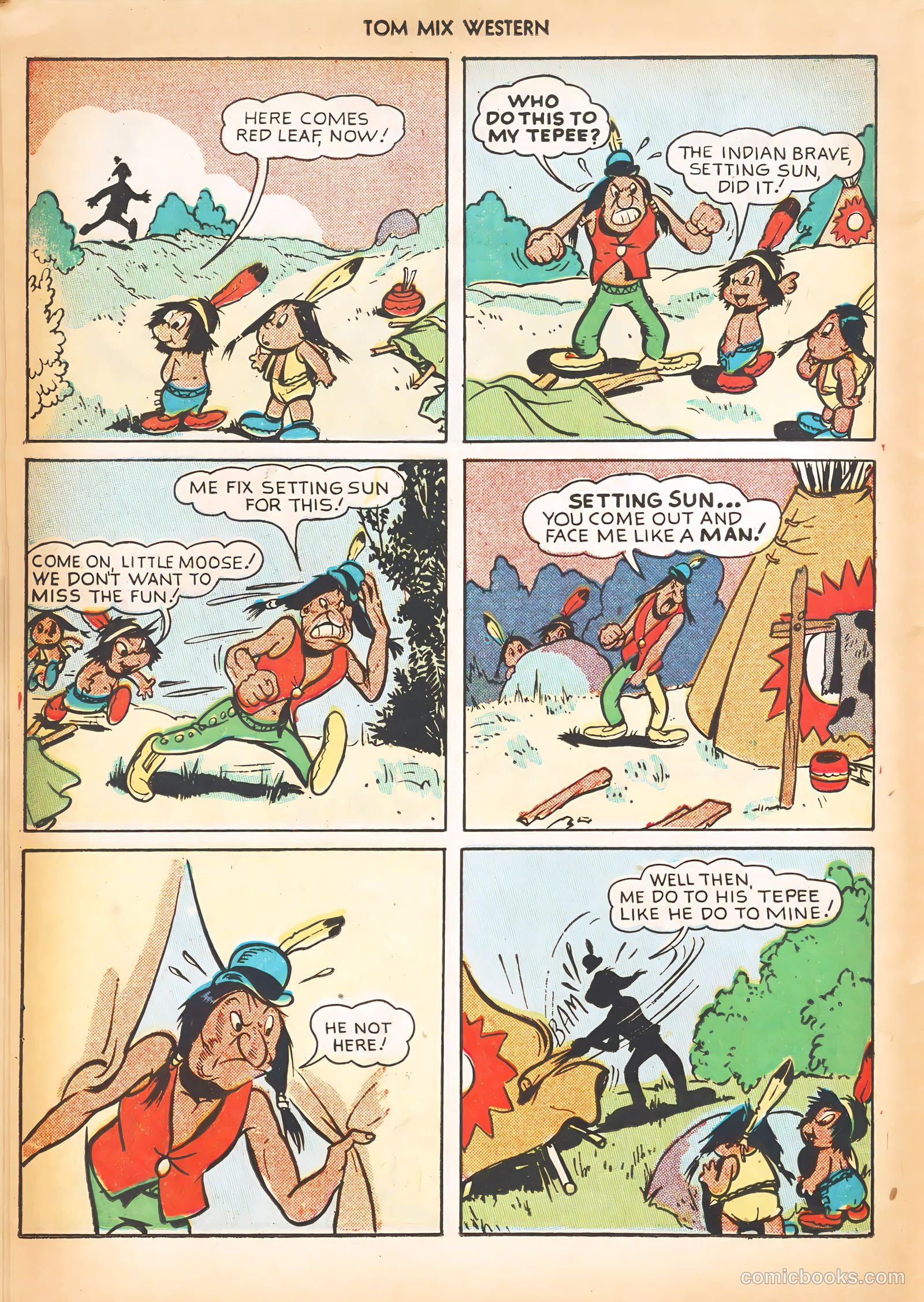 Tom Mix Western #15 (1949) — page 14 of 52