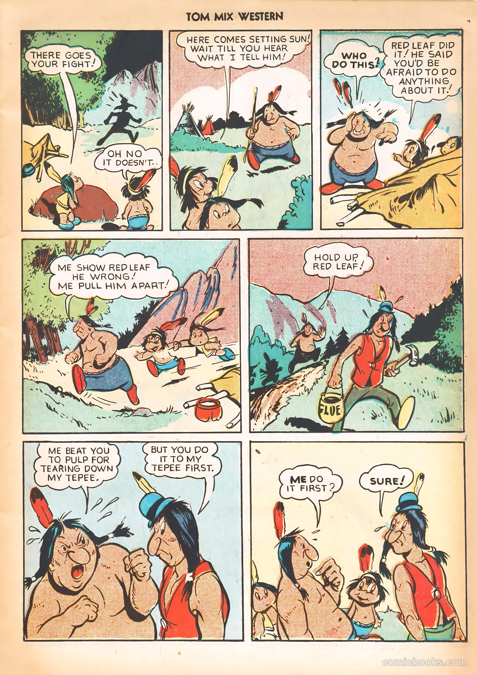 Tom Mix Western #15 (1949) — page 15 of 52