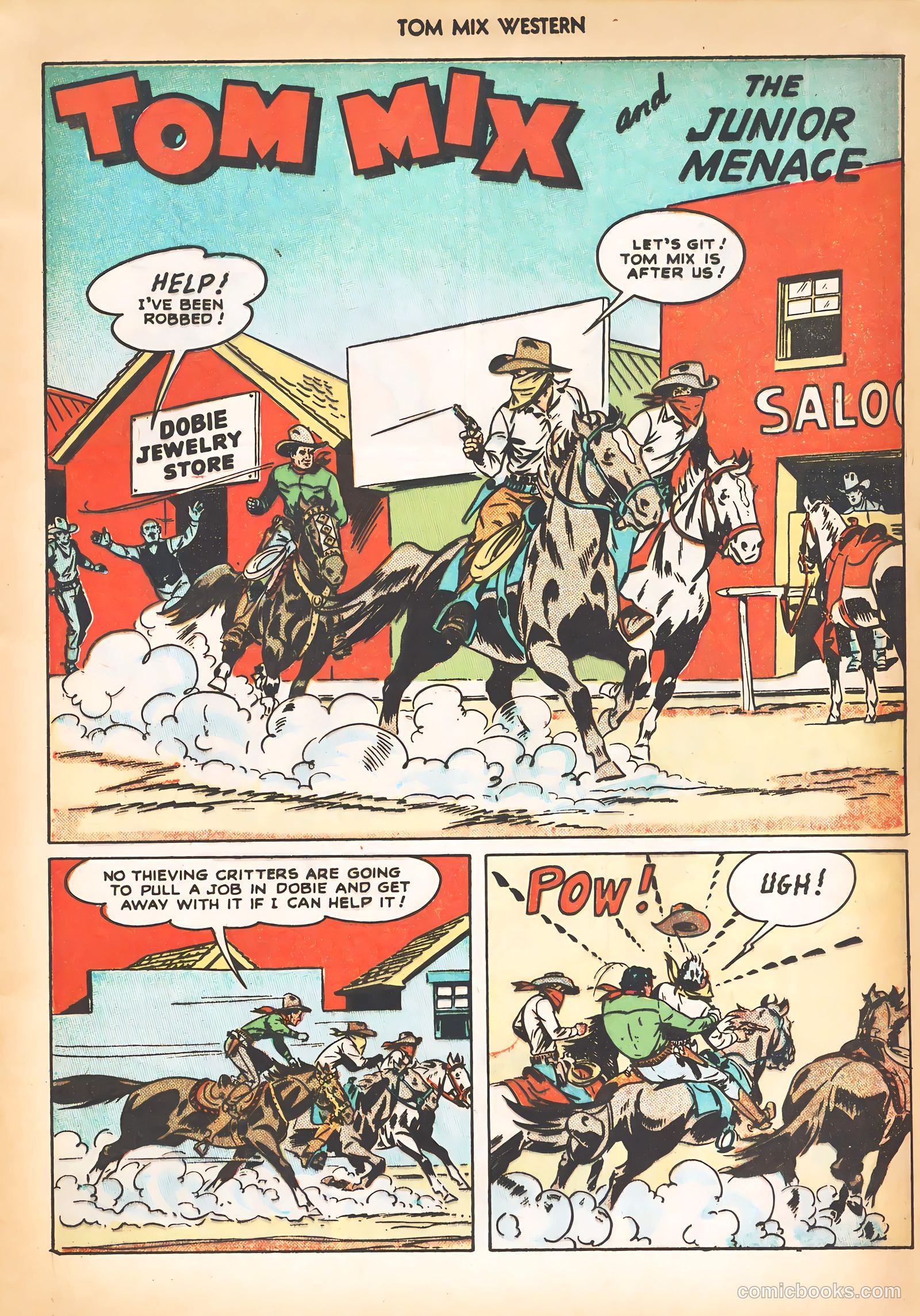 Tom Mix Western #15 (1949) — page 17 of 52