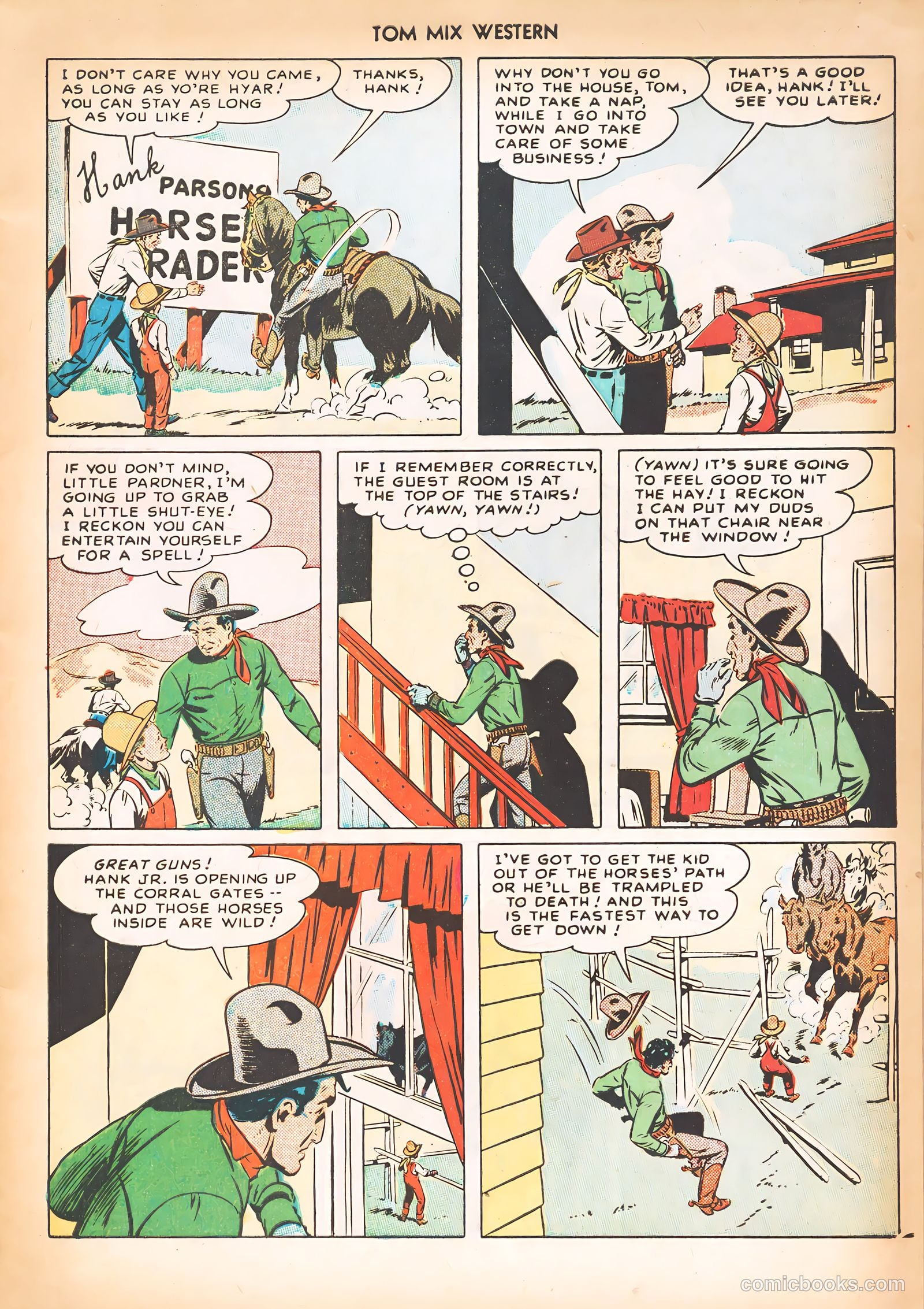 Tom Mix Western #15 (1949) — page 19 of 52