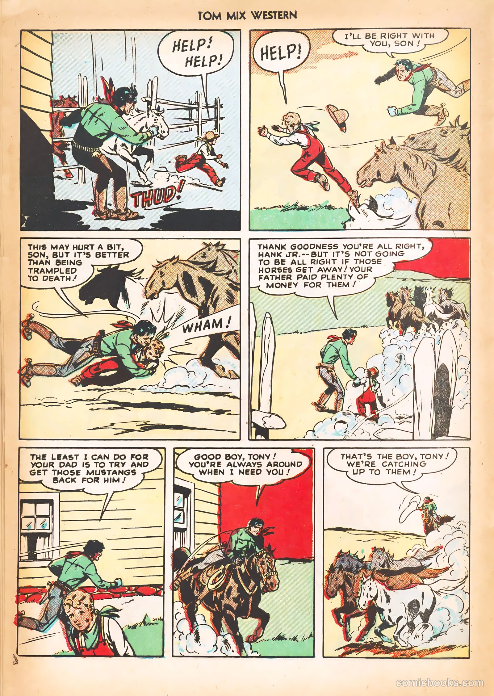Tom Mix Western #15 (1949) — page 20 of 52