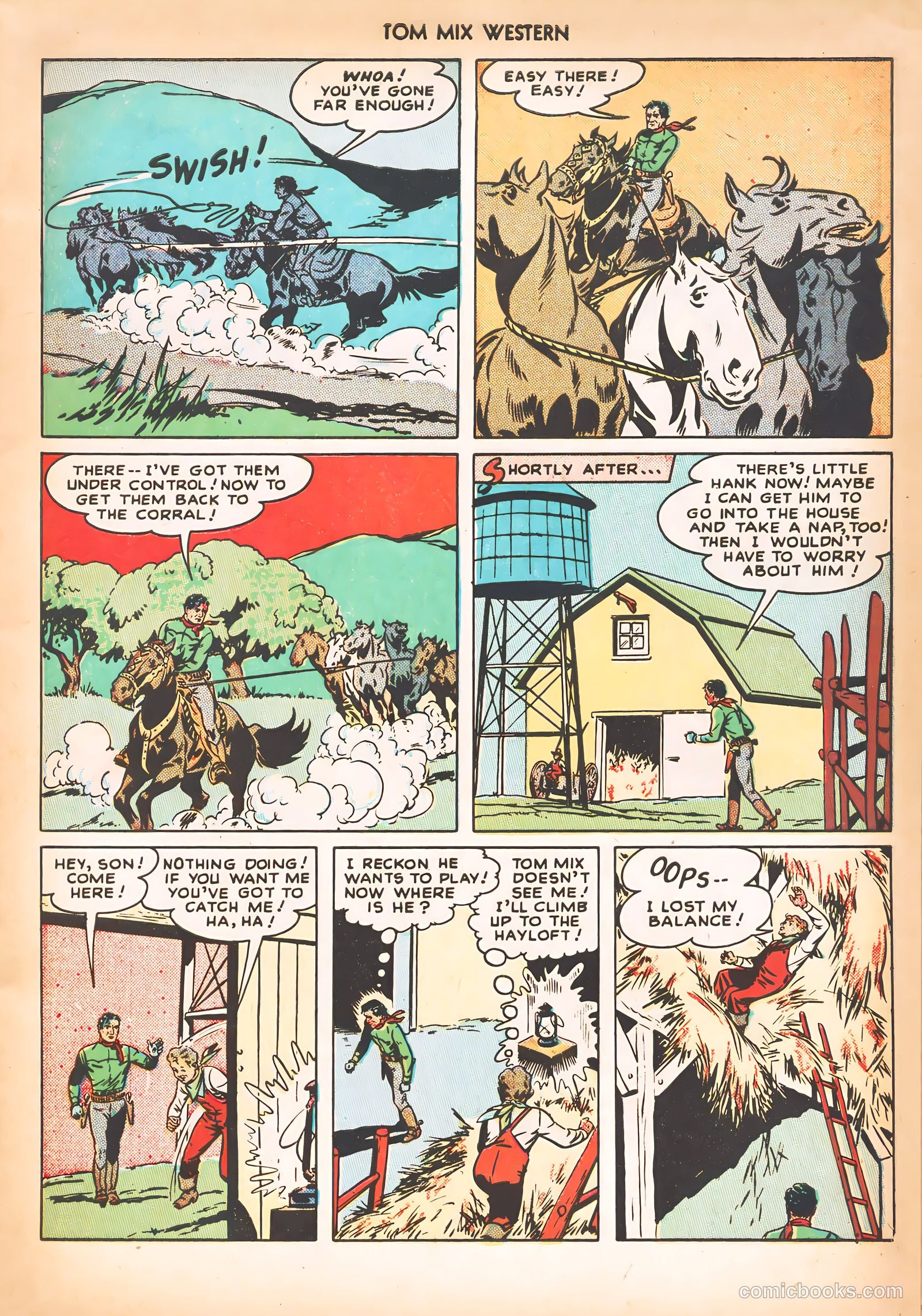 Tom Mix Western #15 (1949) — page 21 of 52