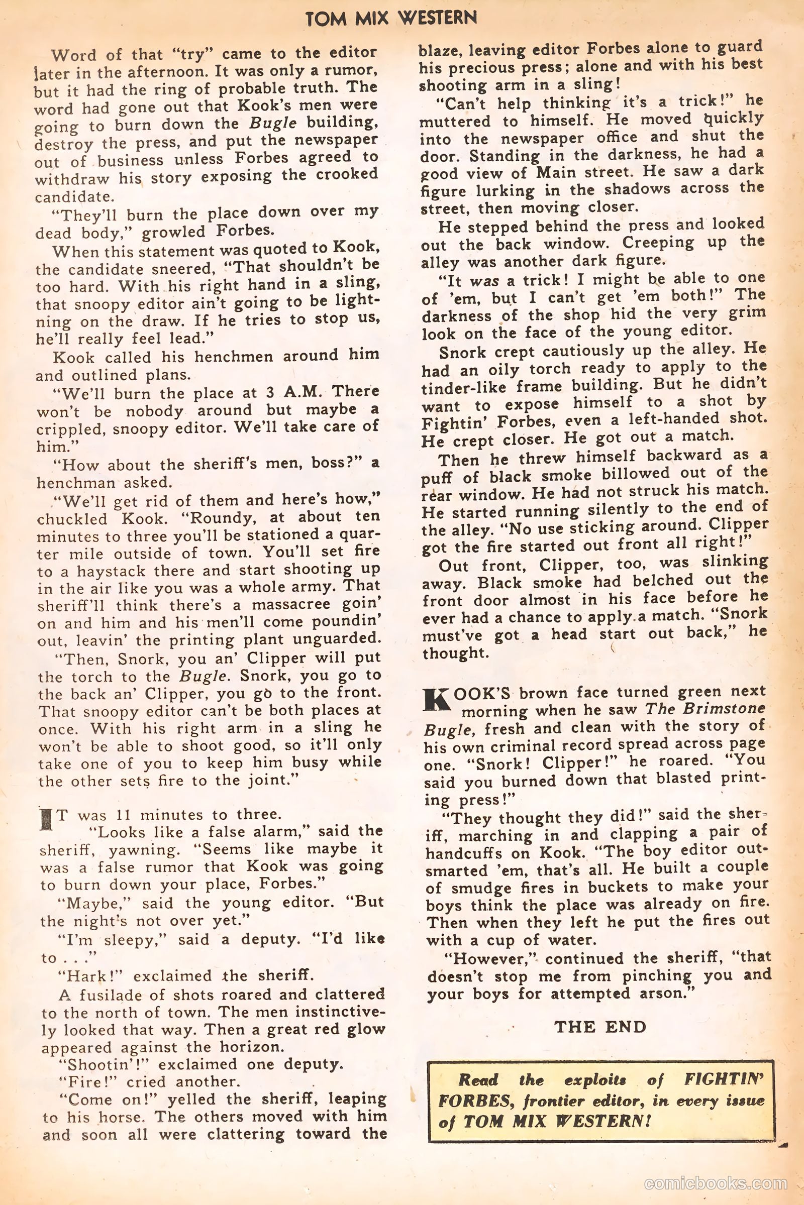 Tom Mix Western #15 (1949) — page 25 of 52