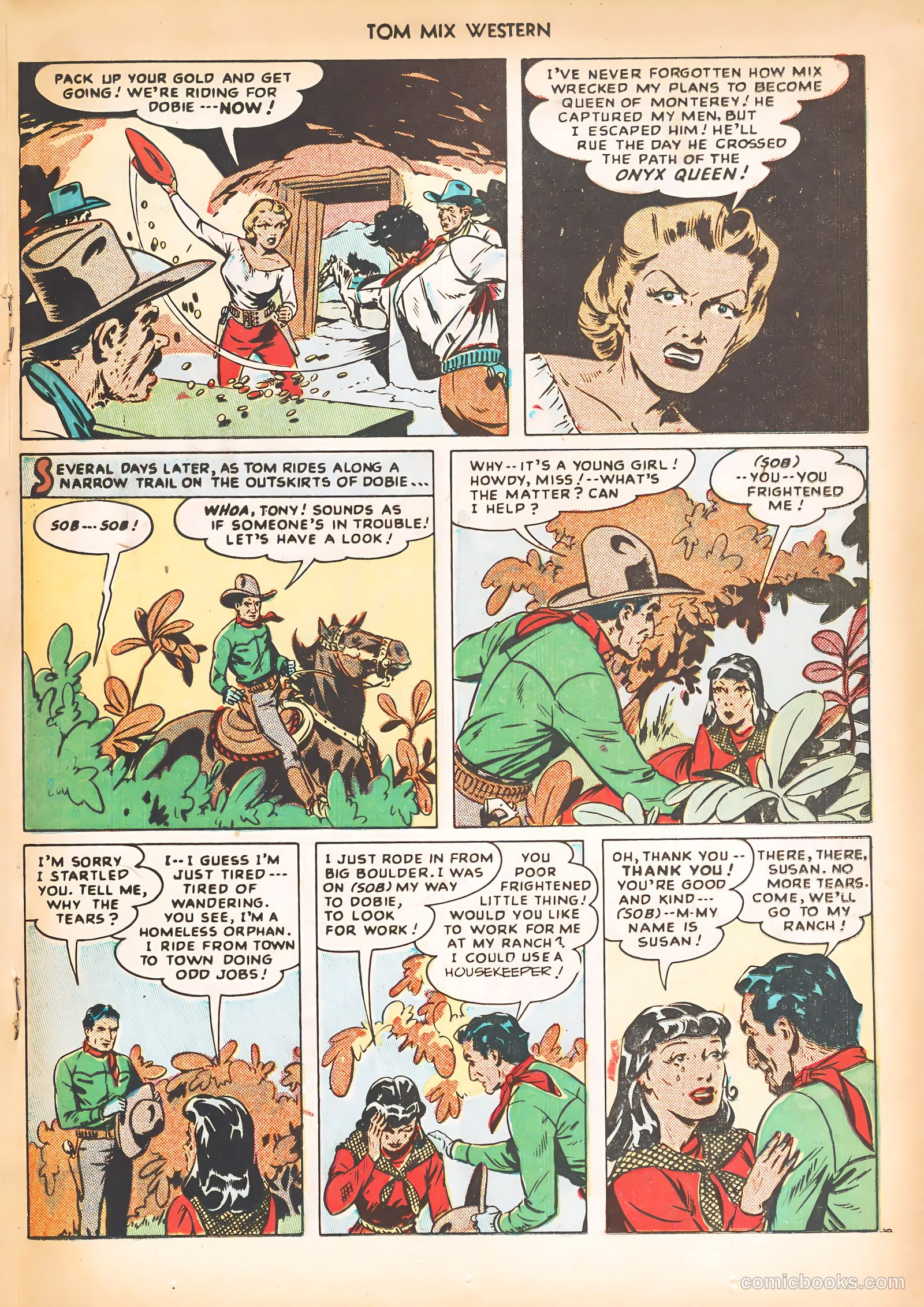 Tom Mix Western #15 (1949) — page 27 of 52