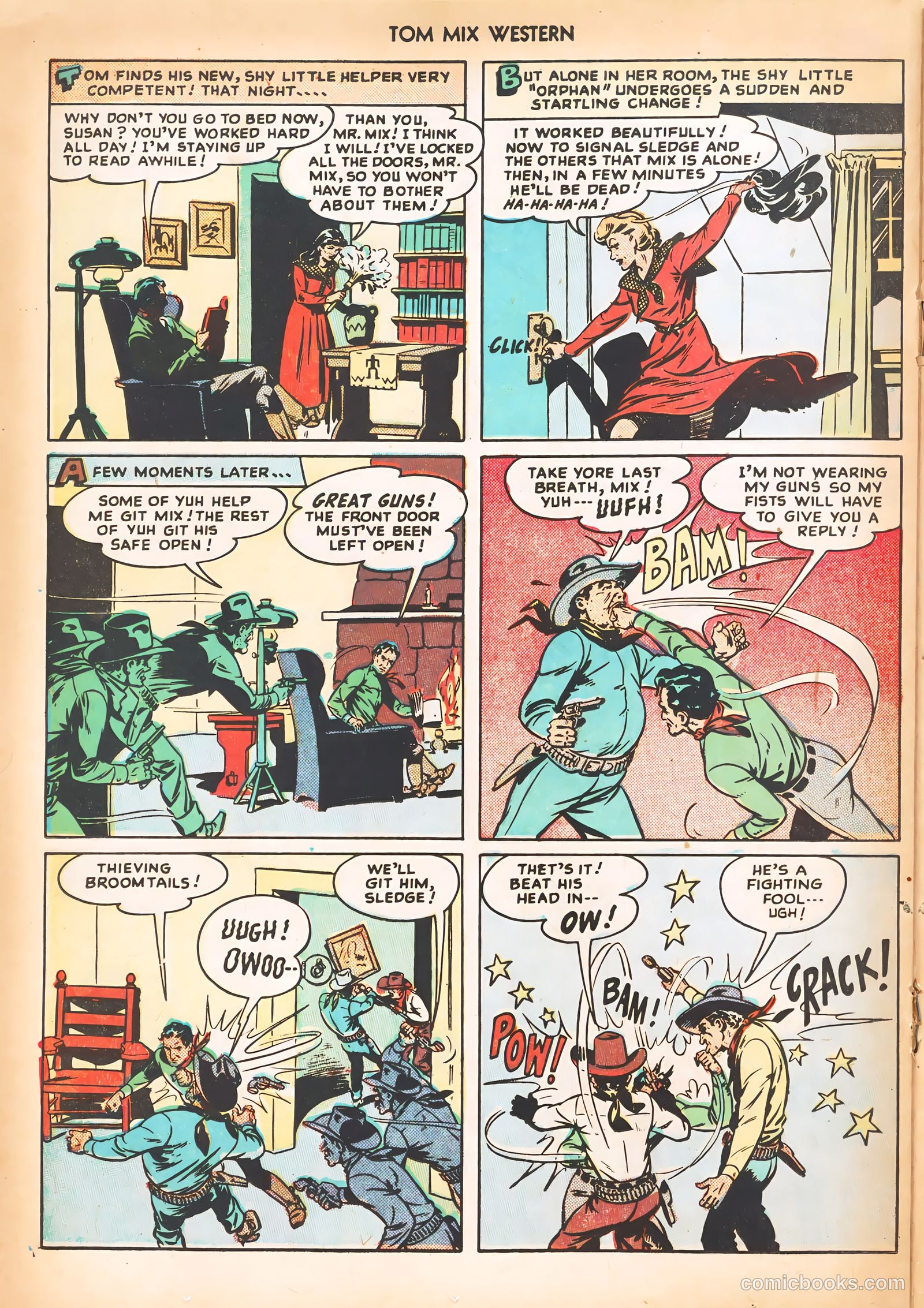 Tom Mix Western #15 (1949) — page 28 of 52
