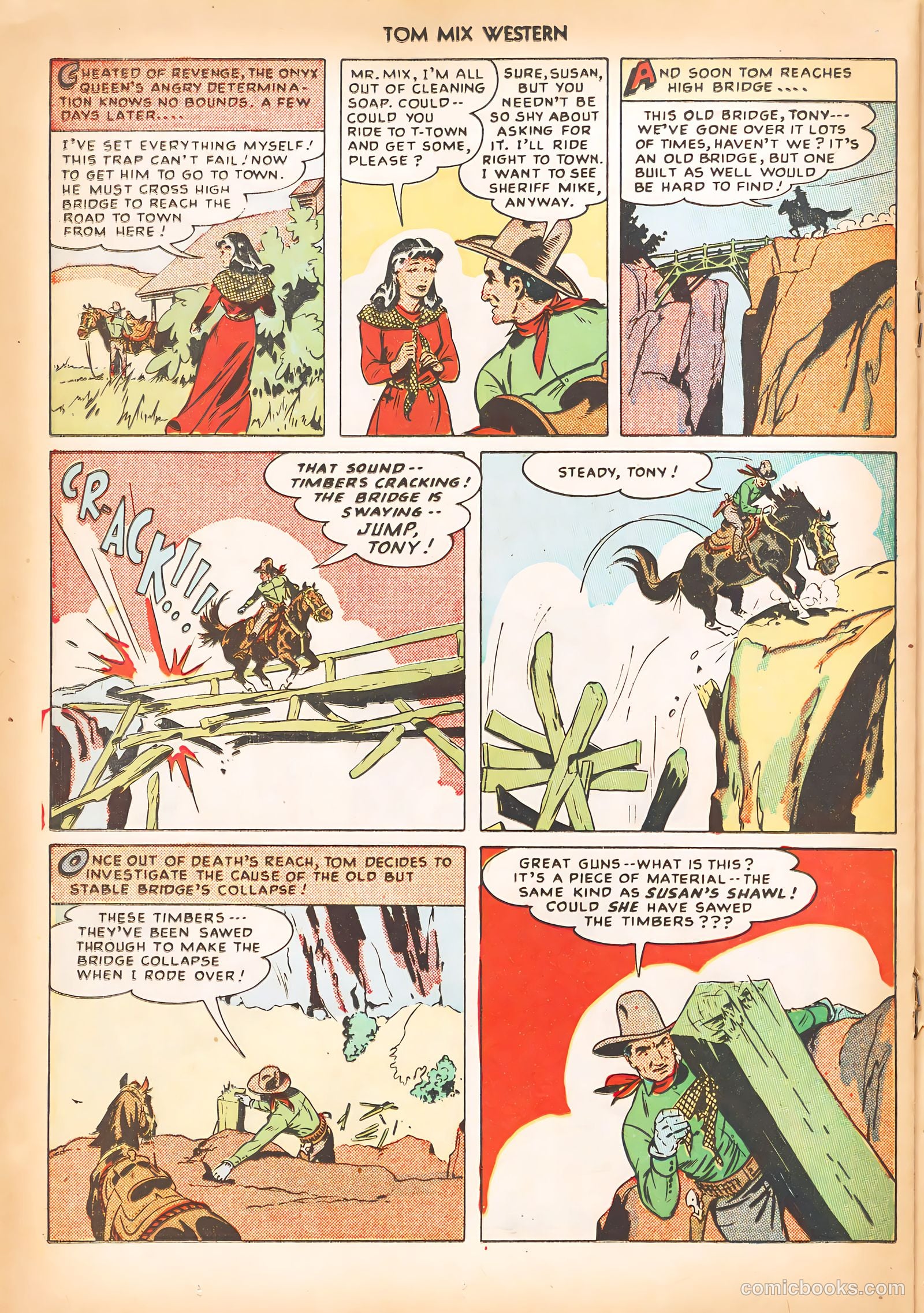 Tom Mix Western #15 (1949) — page 30 of 52