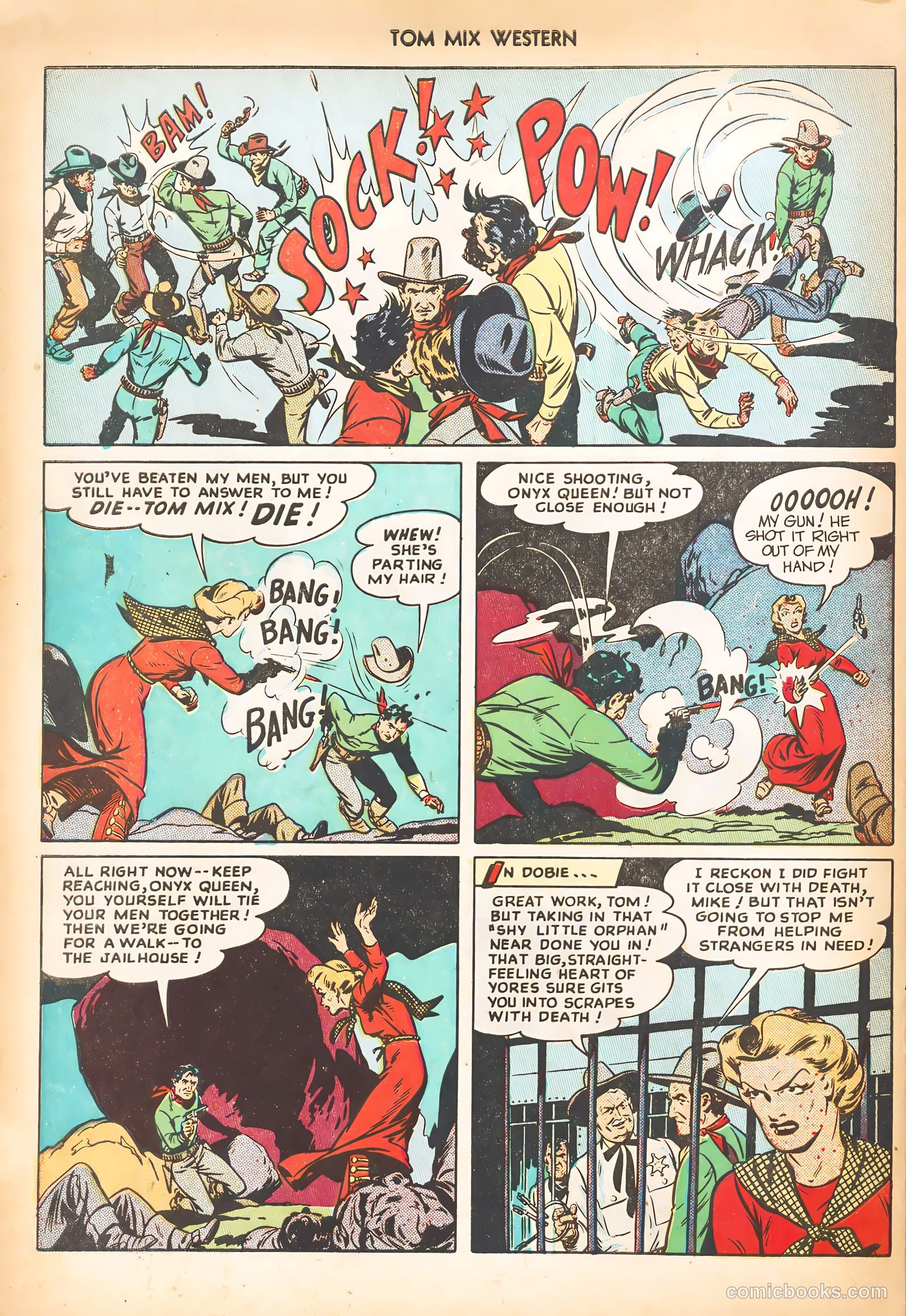 Tom Mix Western #15 (1949) — page 32 of 52