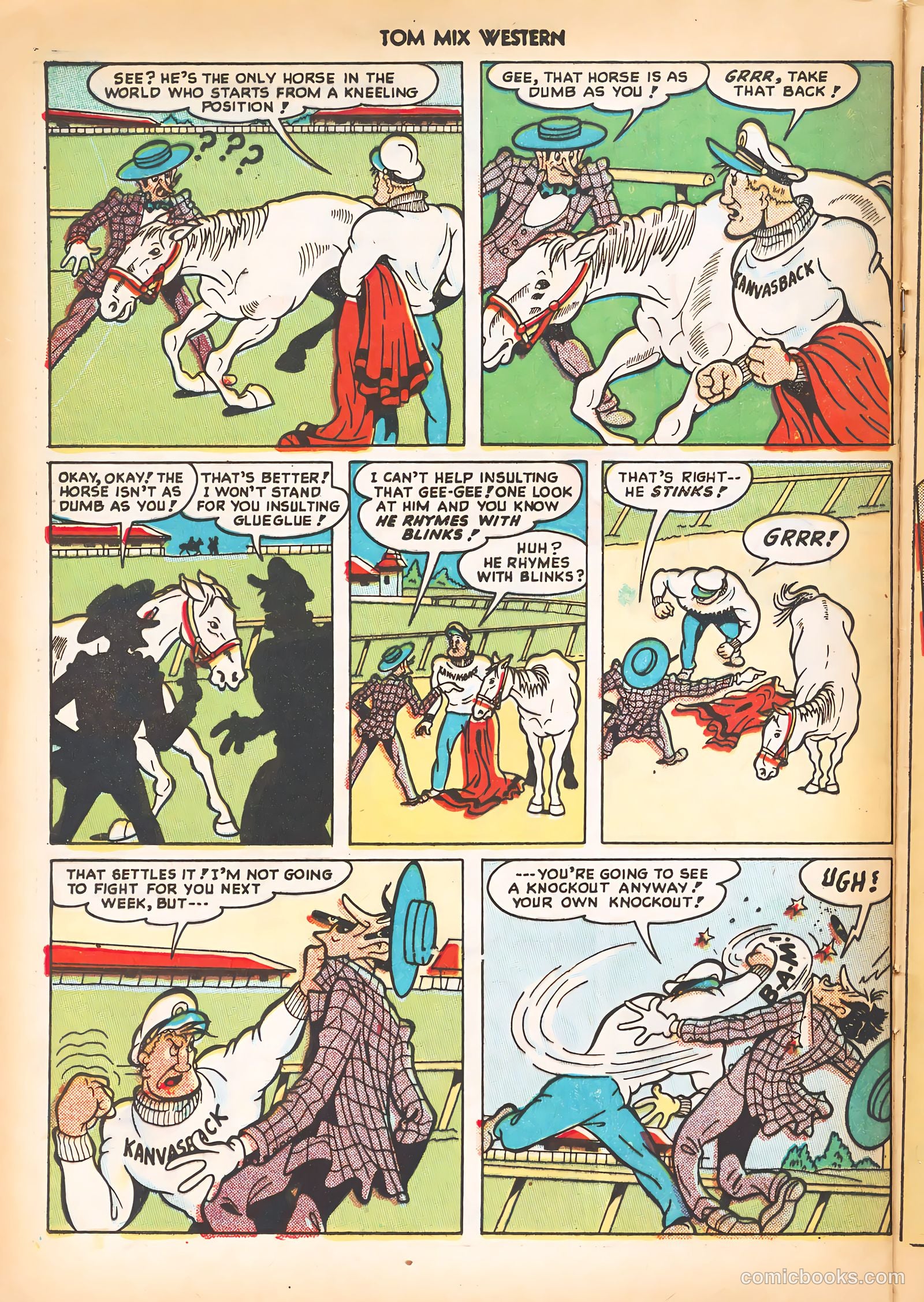 Tom Mix Western #15 (1949) — page 40 of 52