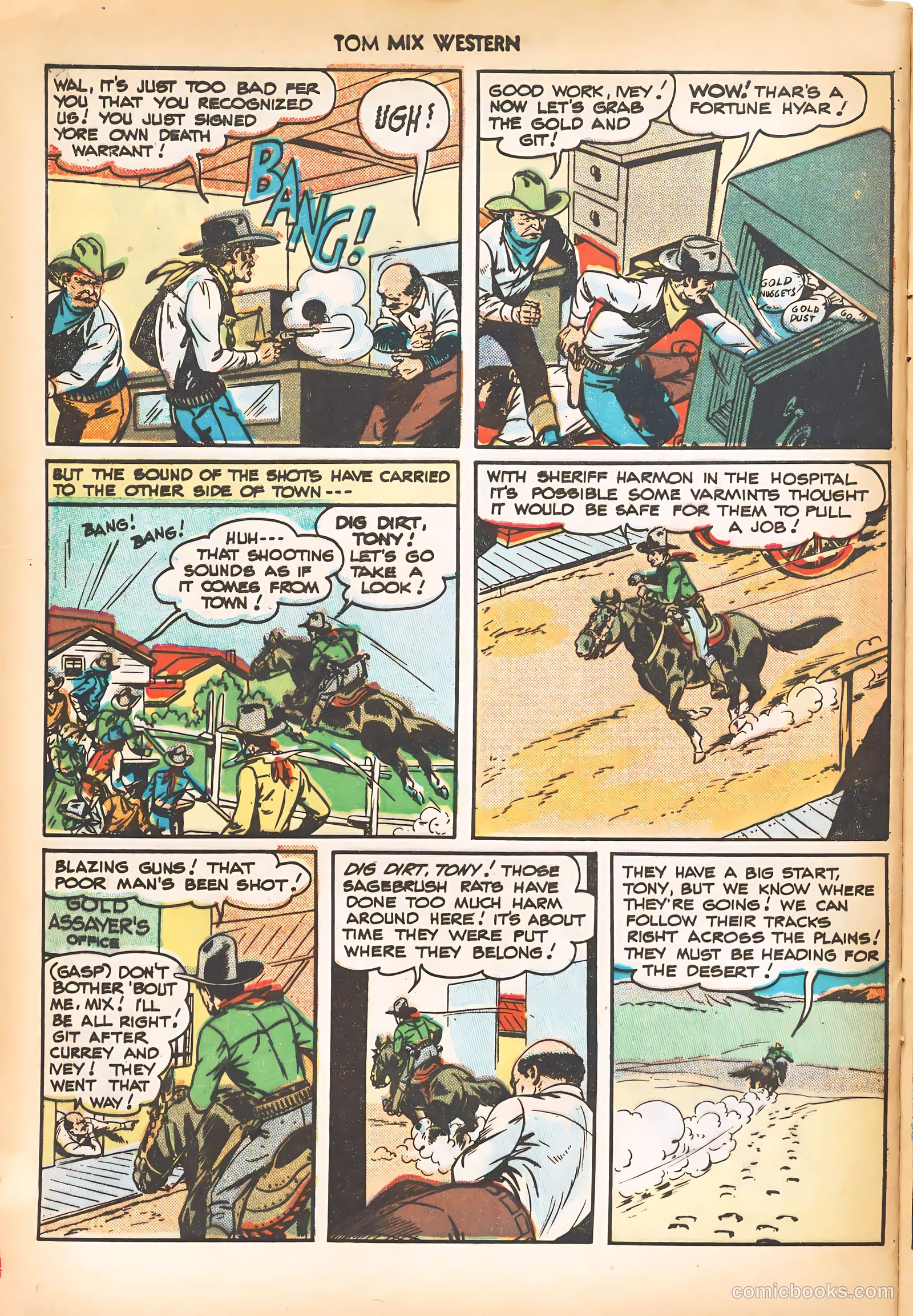Tom Mix Western #15 (1949) — page 44 of 52