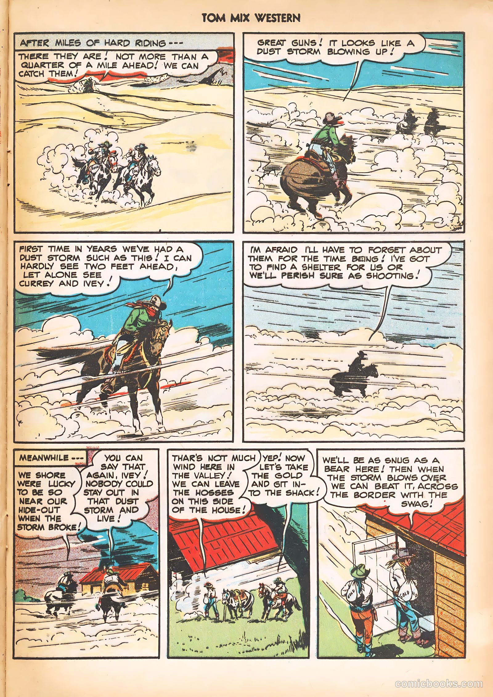Tom Mix Western #15 (1949) — page 45 of 52