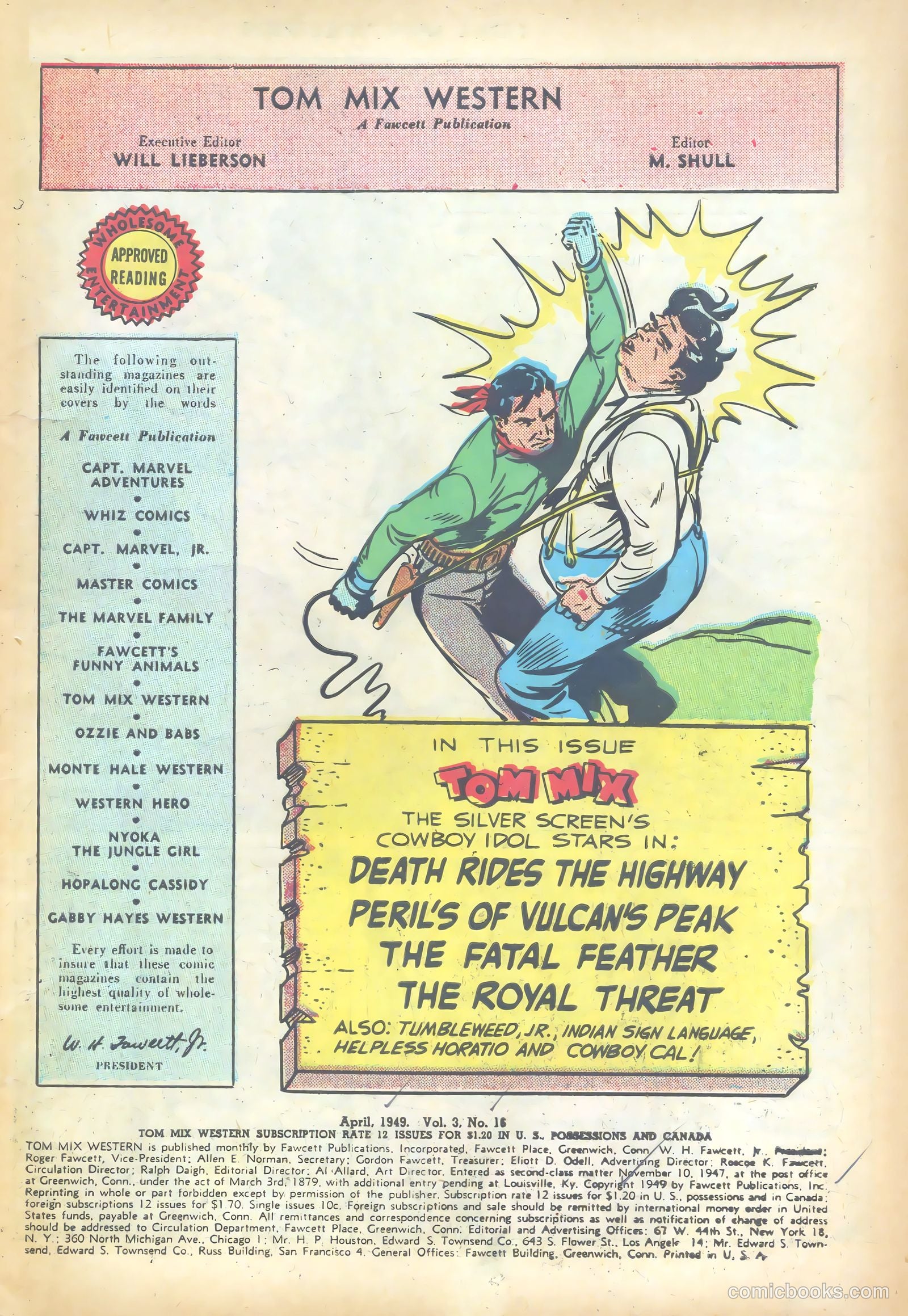 Tom Mix Western #16 (1949) — page 3 of 52