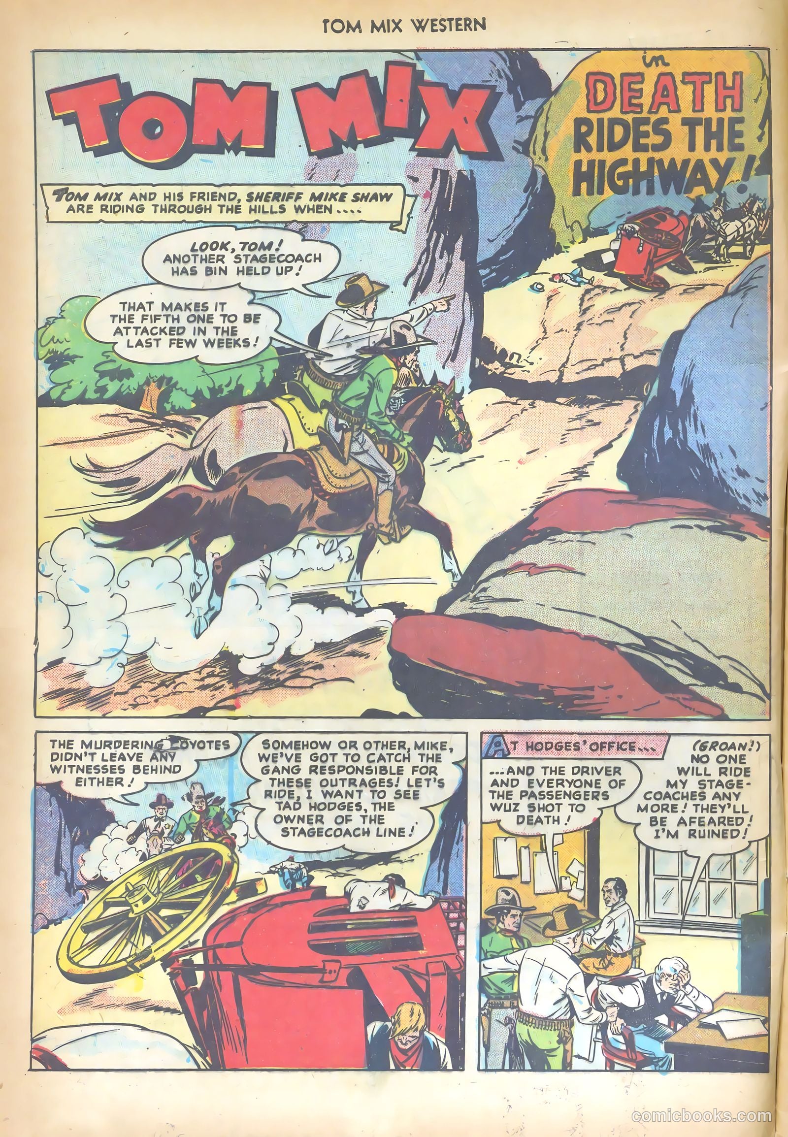 Tom Mix Western #16 (1949) — page 4 of 52
