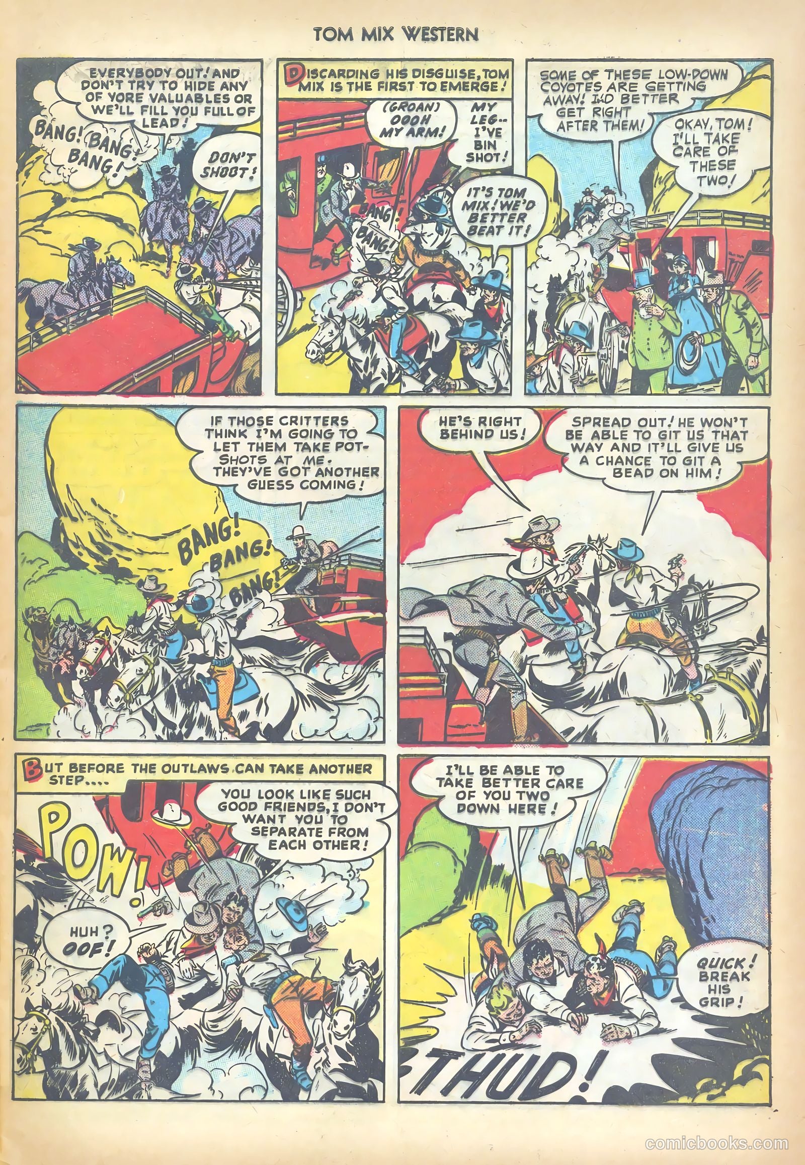 Tom Mix Western #16 (1949) — page 9 of 52