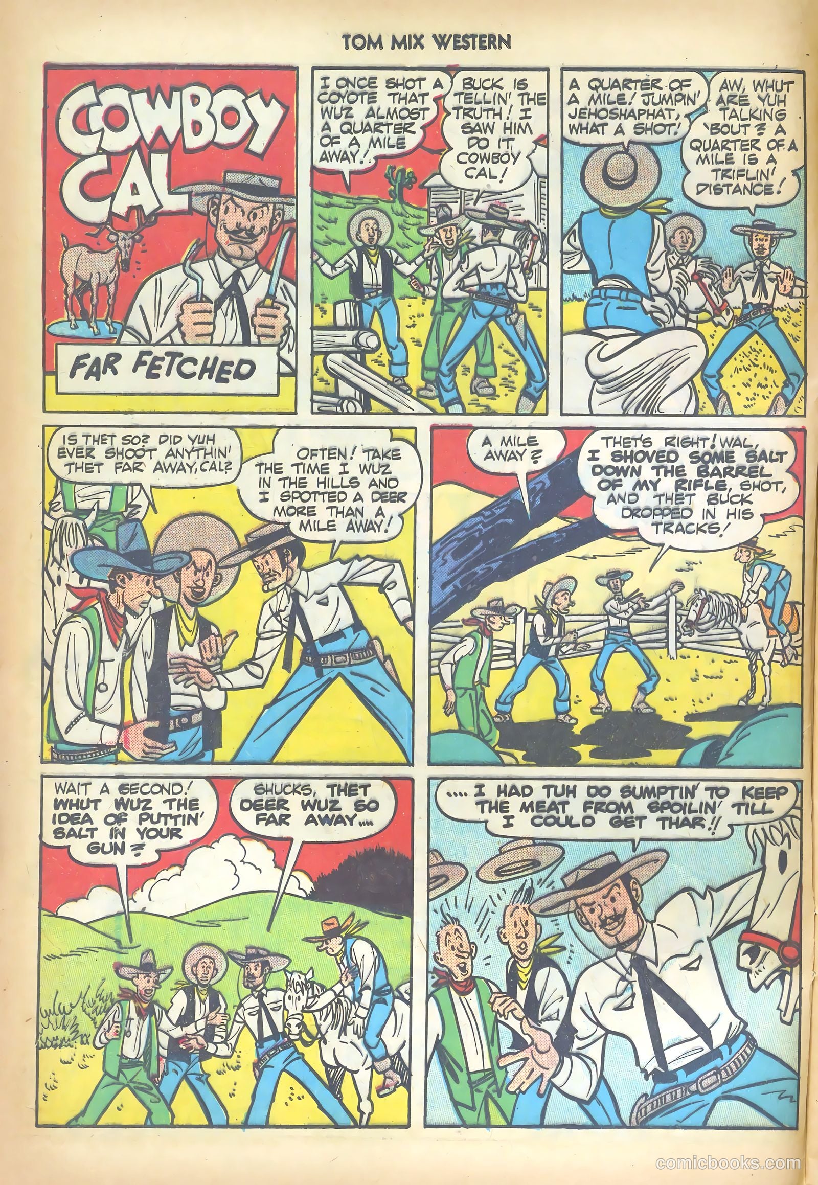 Tom Mix Western #16 (1949) — page 12 of 52