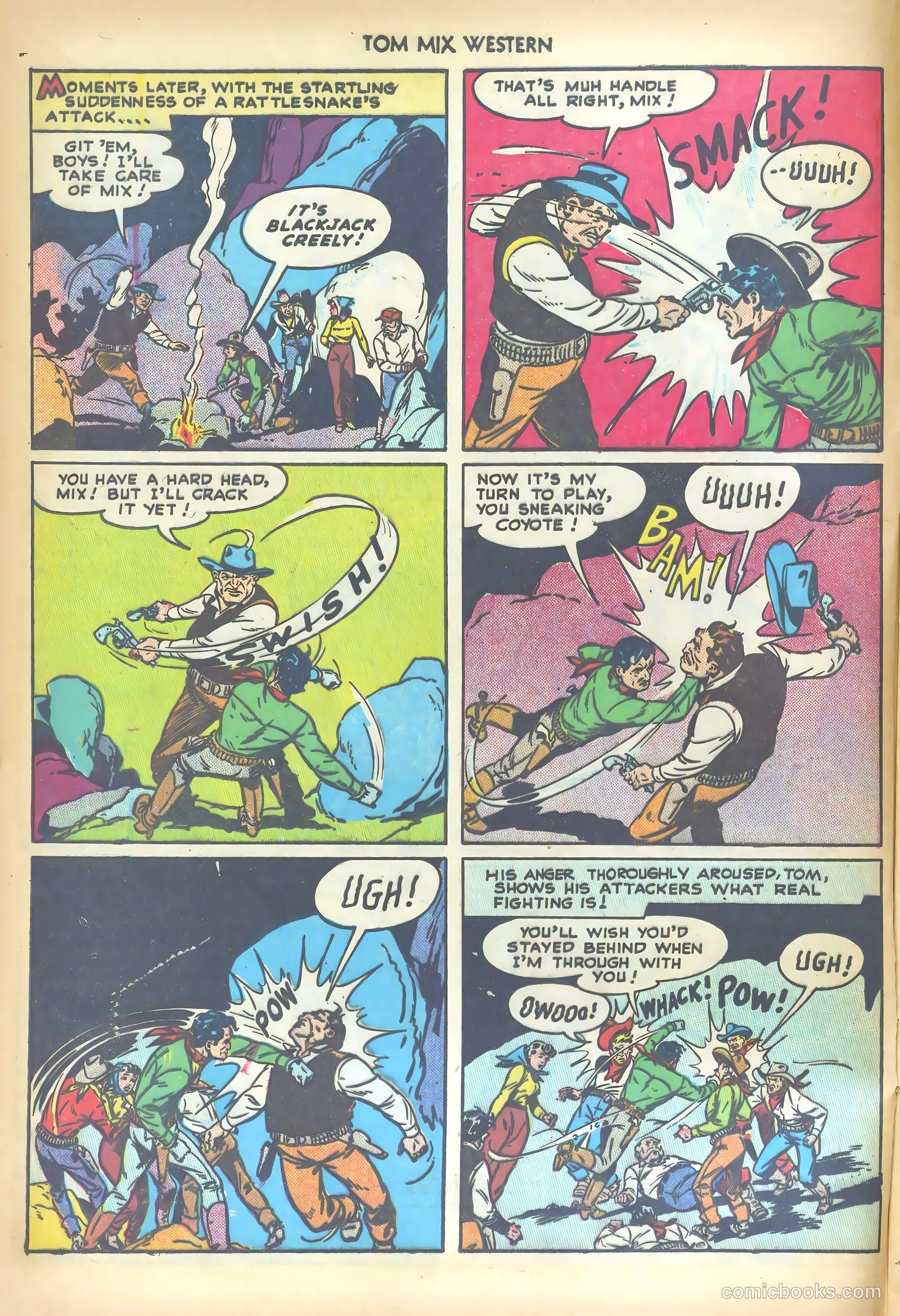Tom Mix Western #16 (1949) — page 16 of 52