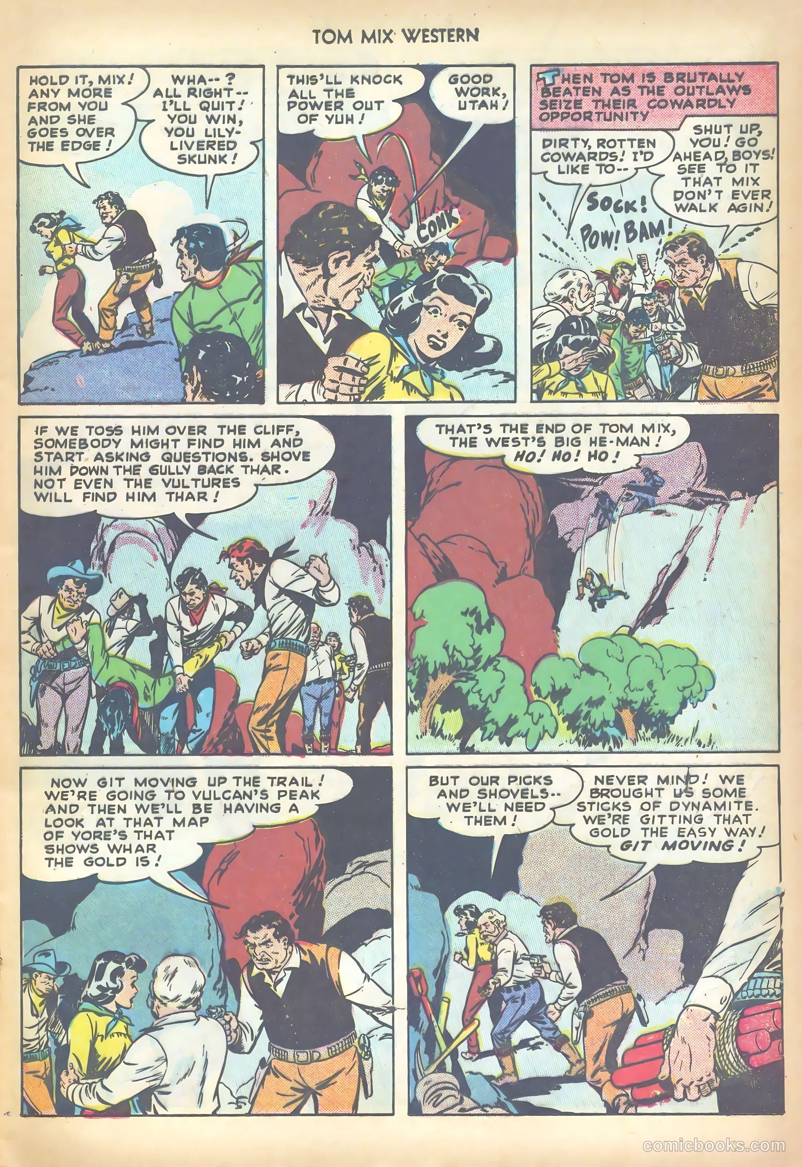 Tom Mix Western #16 (1949) — page 17 of 52