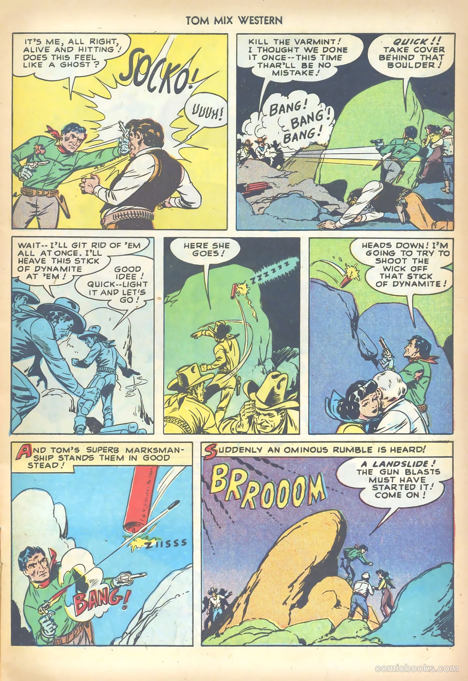 Tom Mix Western #16 (1949) — page 19 of 52