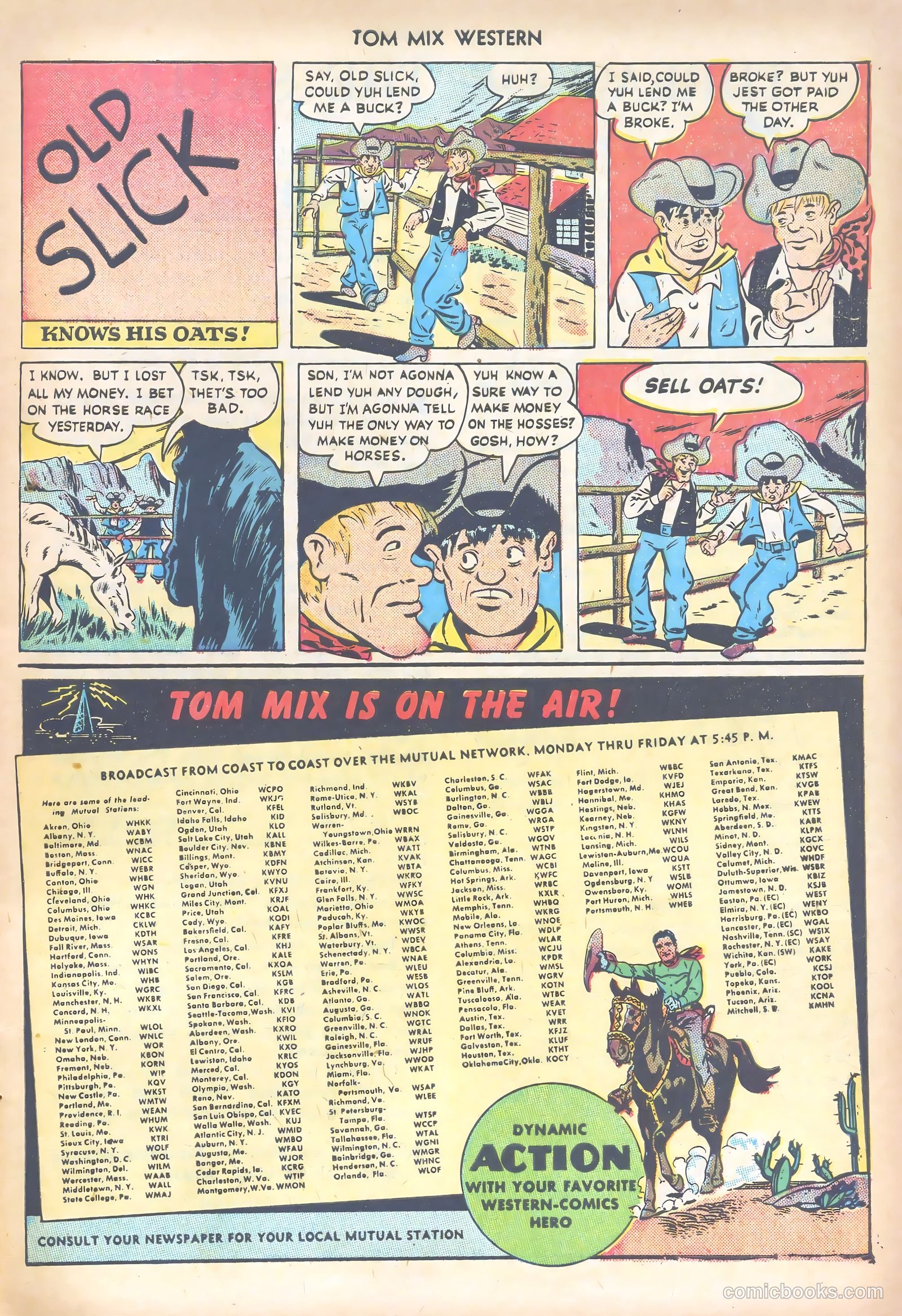 Tom Mix Western #16 (1949) — page 21 of 52