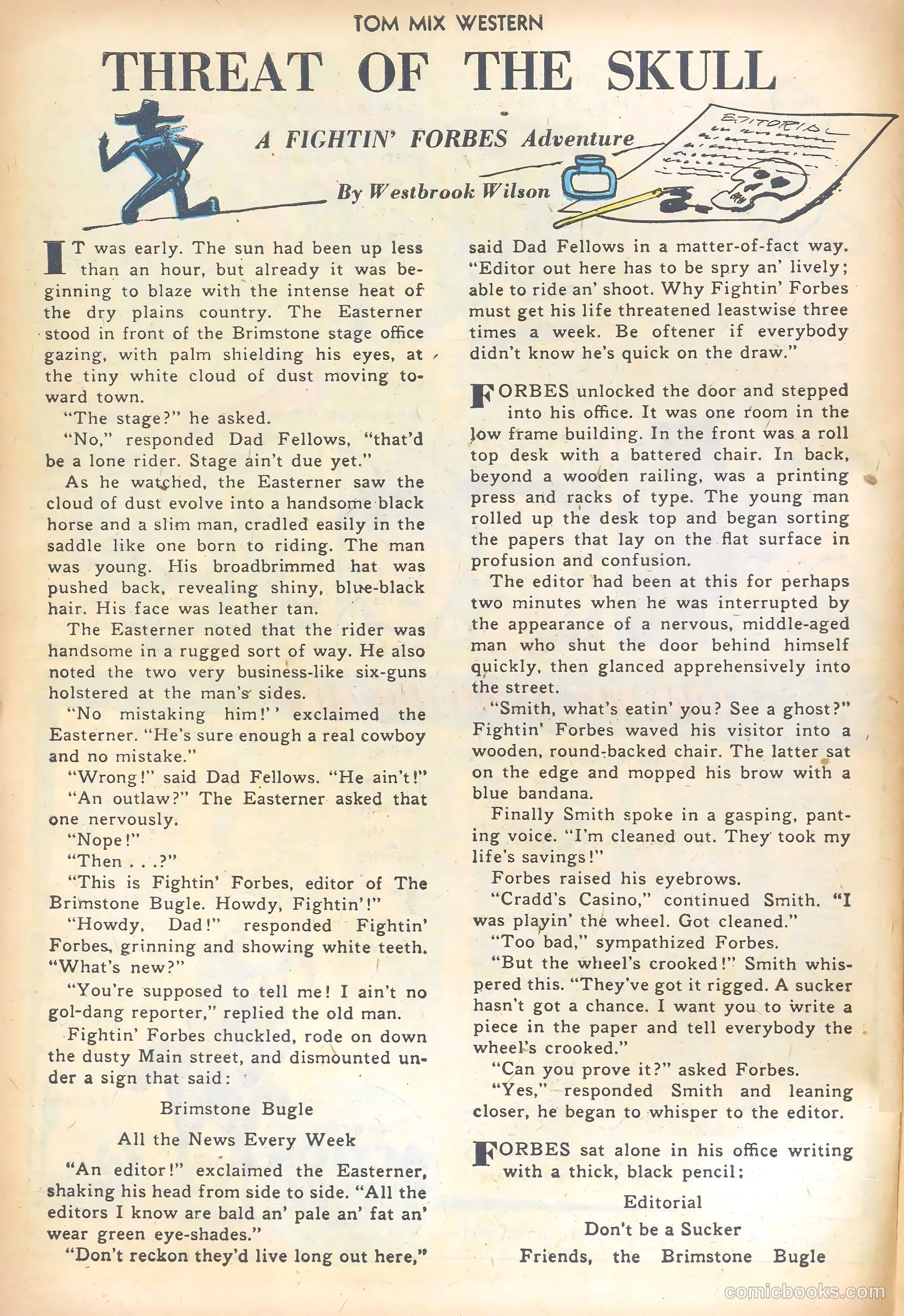 Tom Mix Western #16 (1949) — page 22 of 52