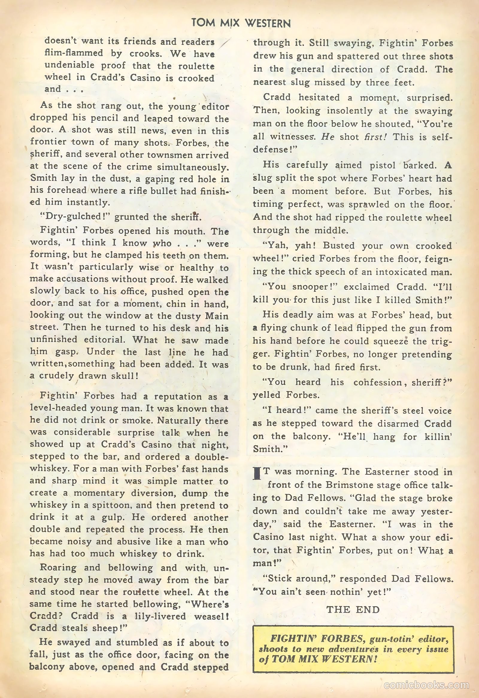 Tom Mix Western #16 (1949) — page 23 of 52