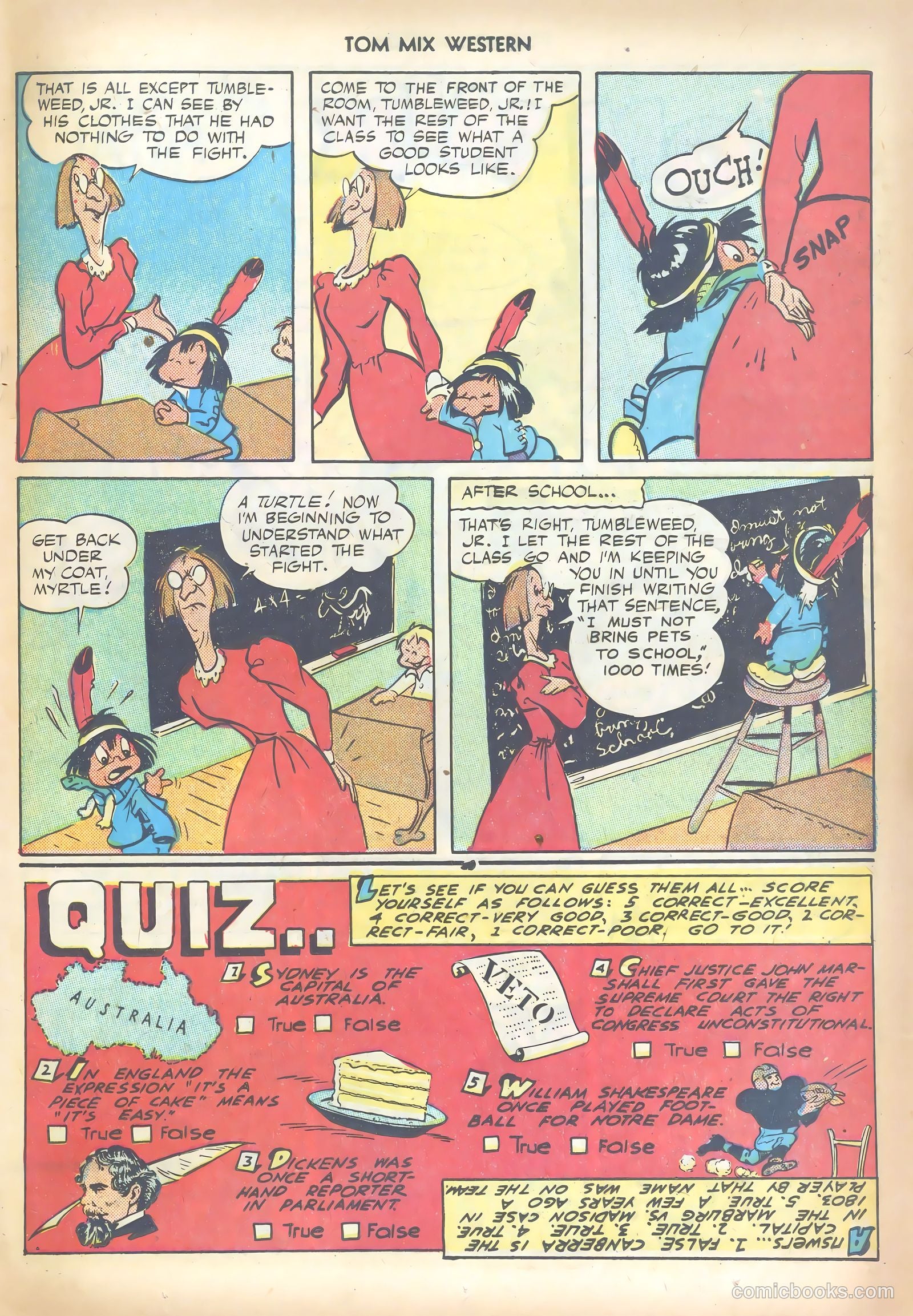 Tom Mix Western #16 (1949) — page 27 of 52