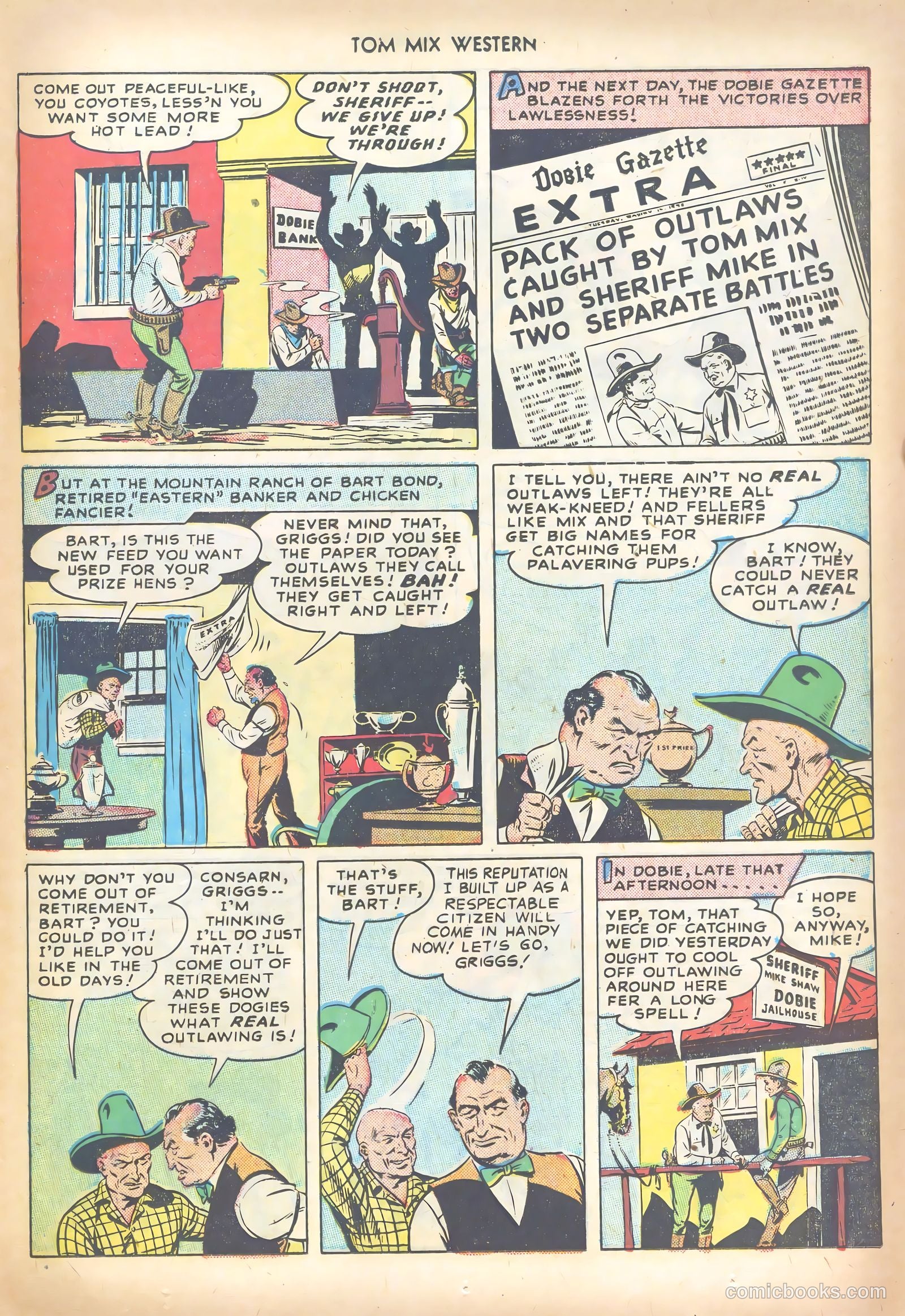 Tom Mix Western #16 (1949) — page 29 of 52