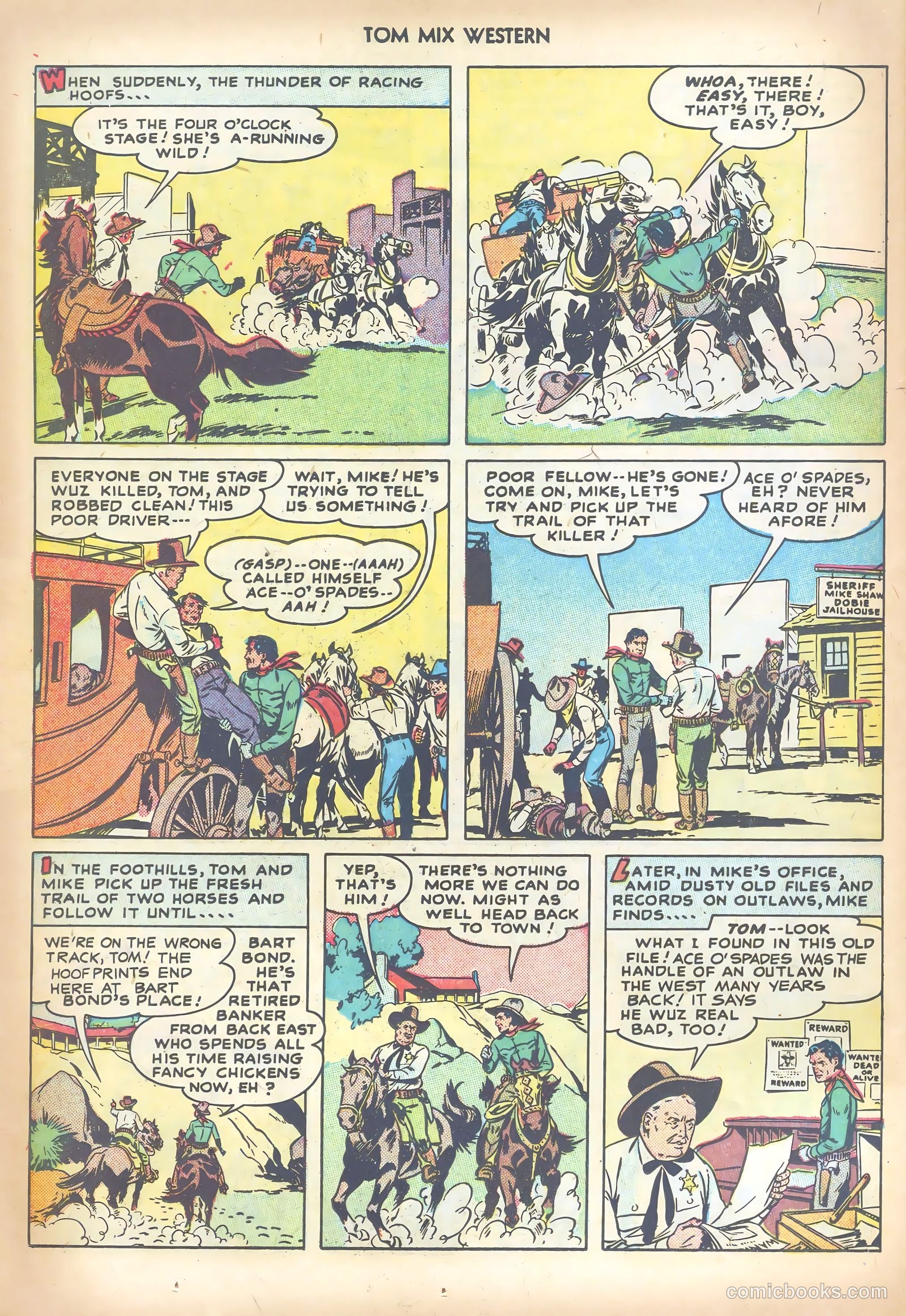 Tom Mix Western #16 (1949) — page 30 of 52