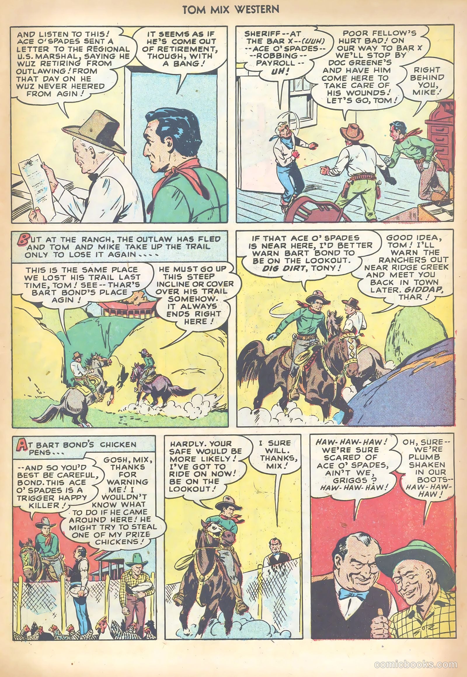 Tom Mix Western #16 (1949) — page 31 of 52