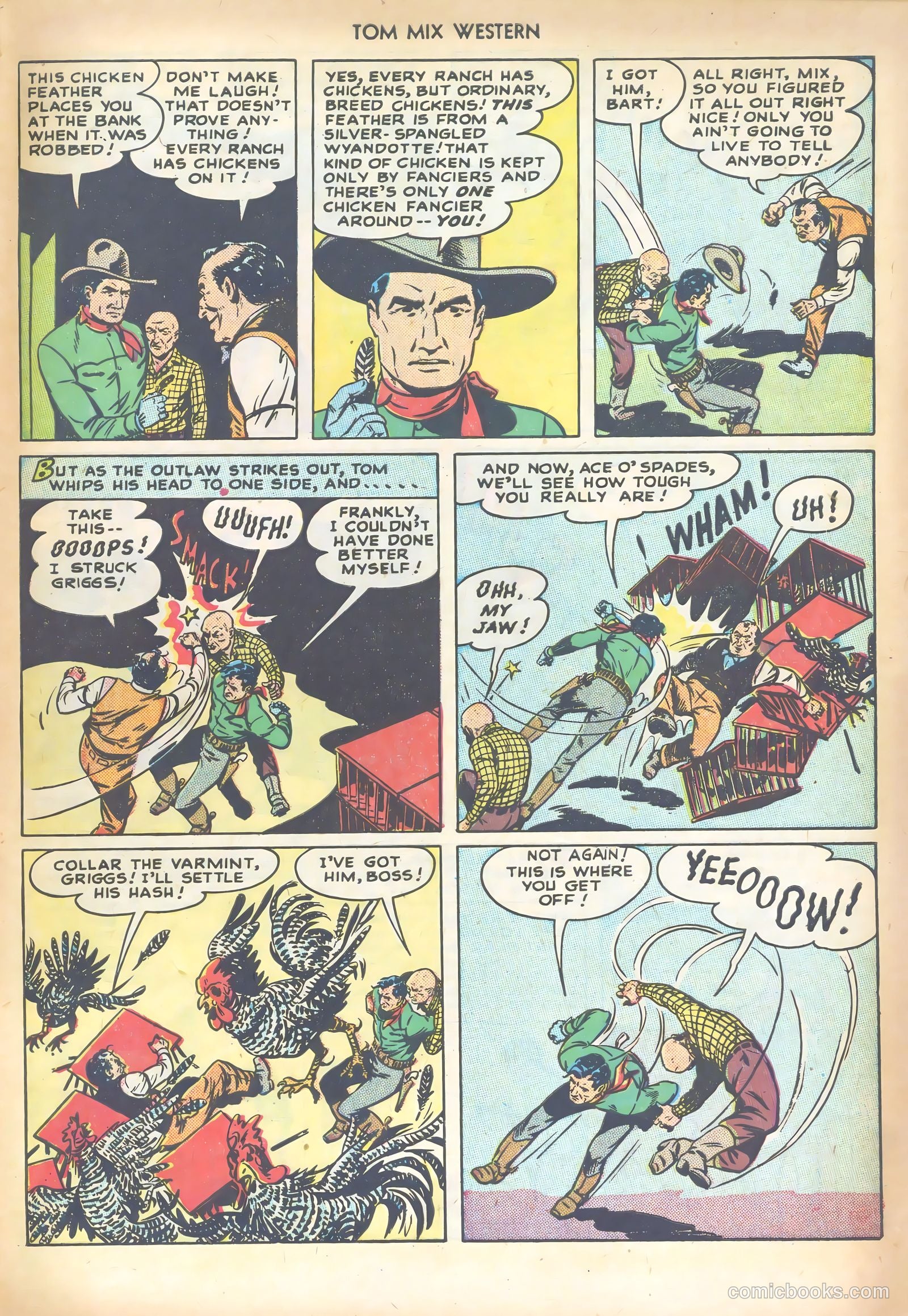 Tom Mix Western #16 (1949) — page 33 of 52