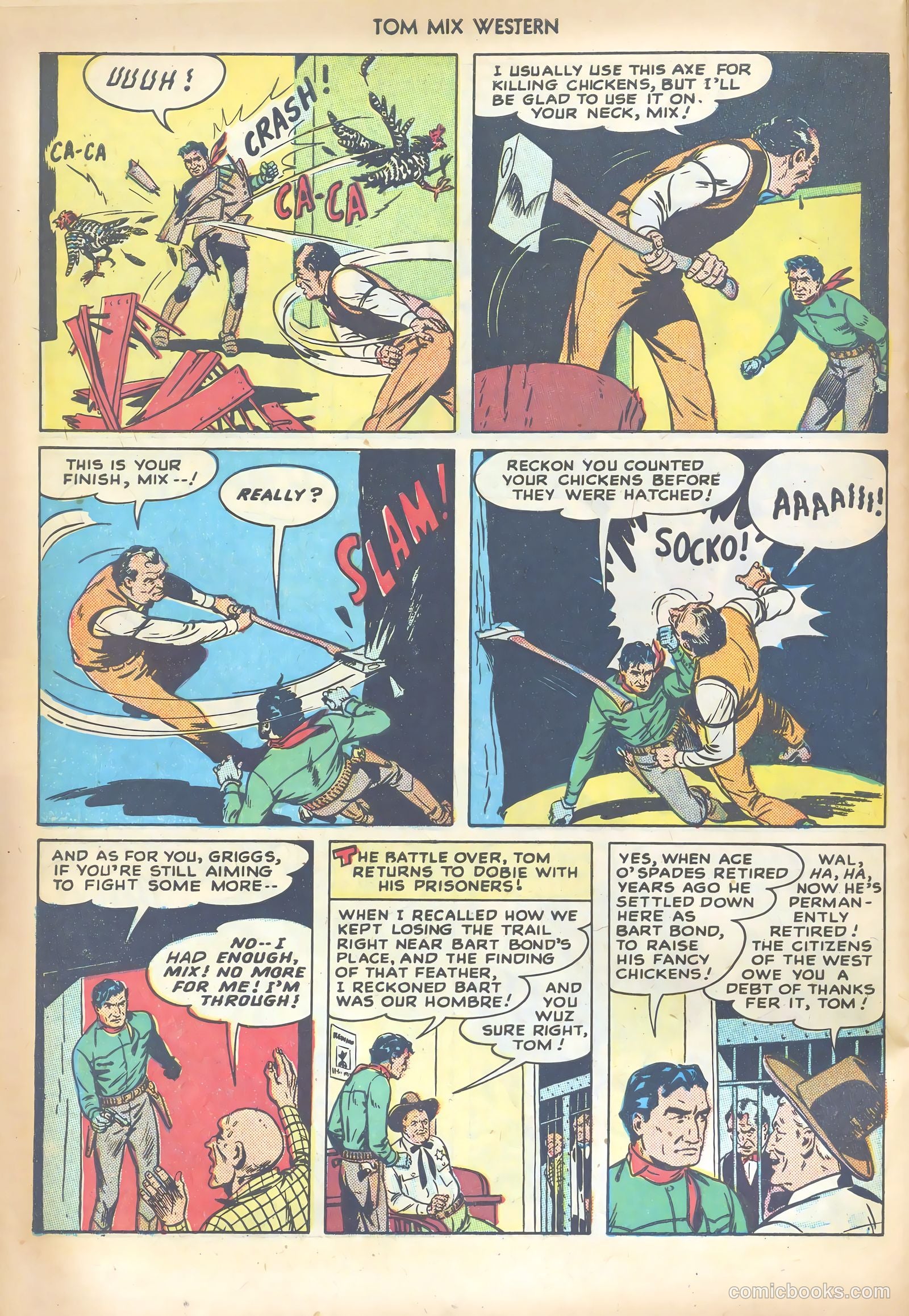 Tom Mix Western #16 (1949) — page 34 of 52