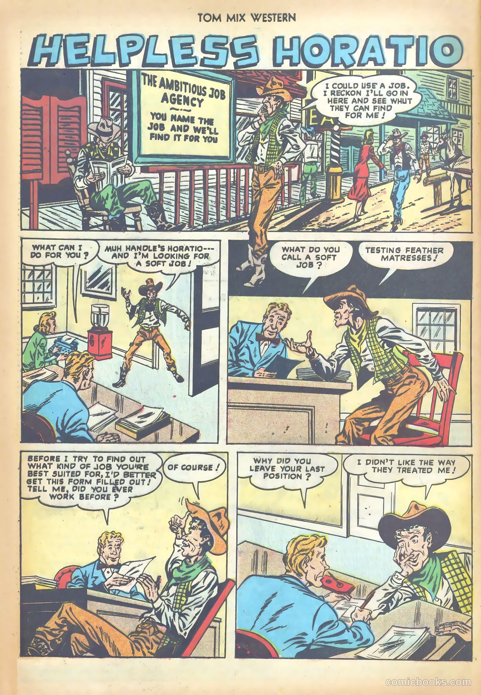 Tom Mix Western #16 (1949) — page 36 of 52