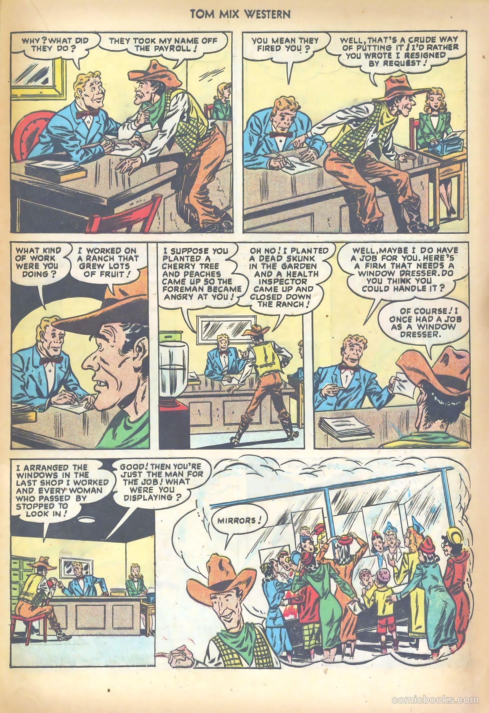 Tom Mix Western #16 (1949) — page 37 of 52