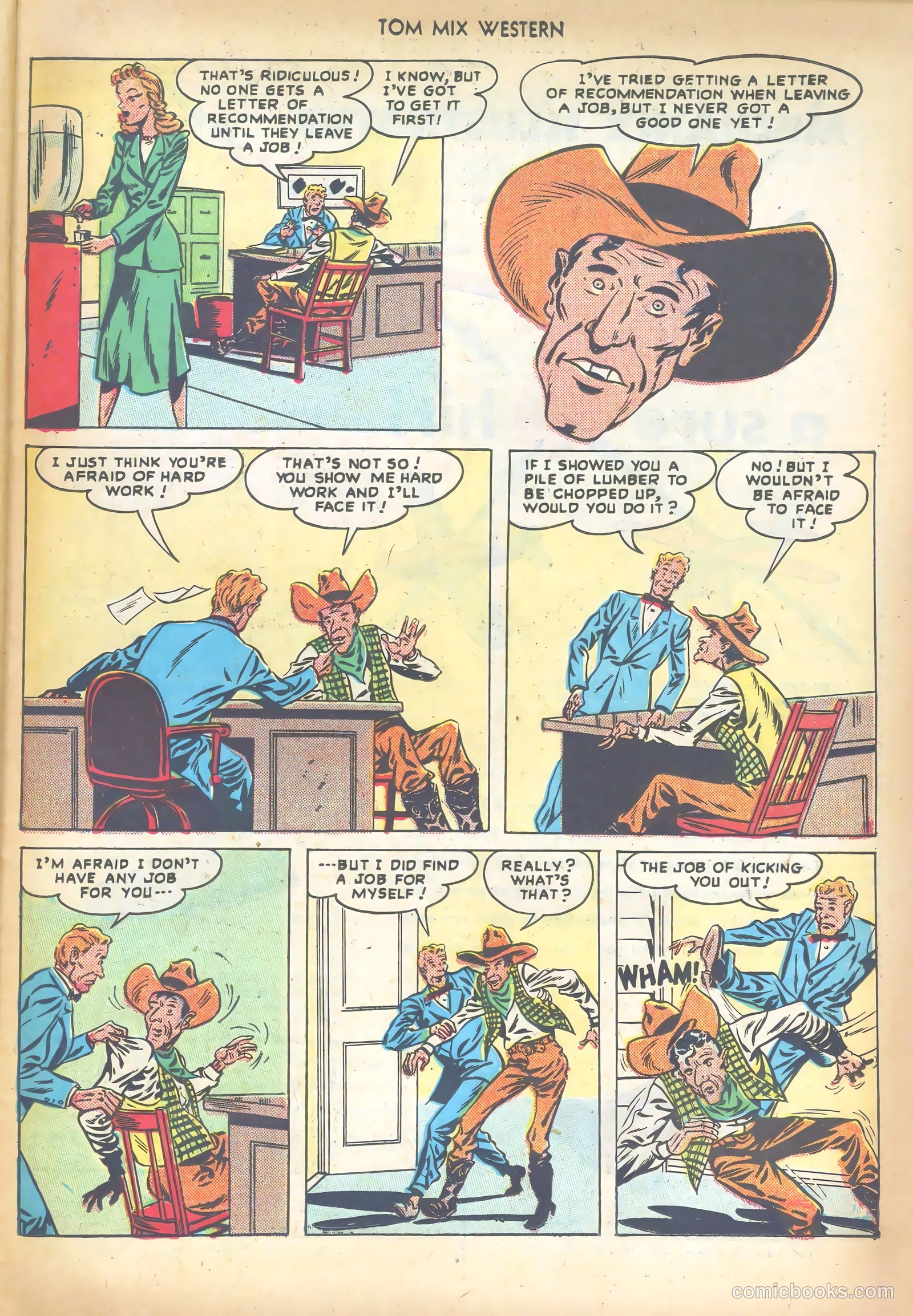 Tom Mix Western #16 (1949) — page 39 of 52
