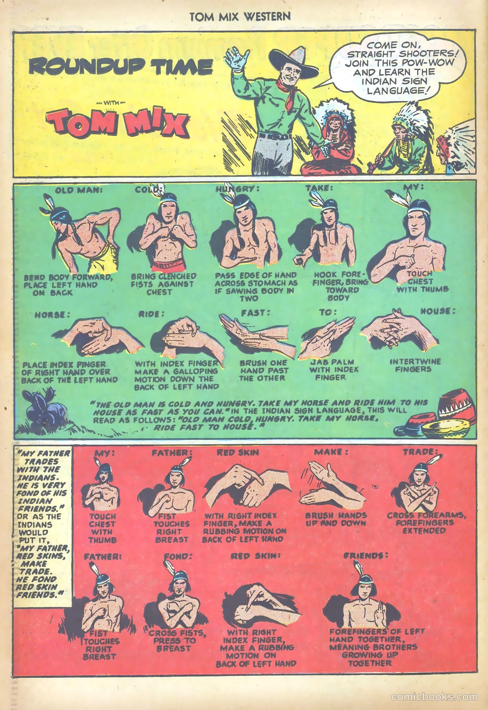 Tom Mix Western #16 (1949) — page 42 of 52