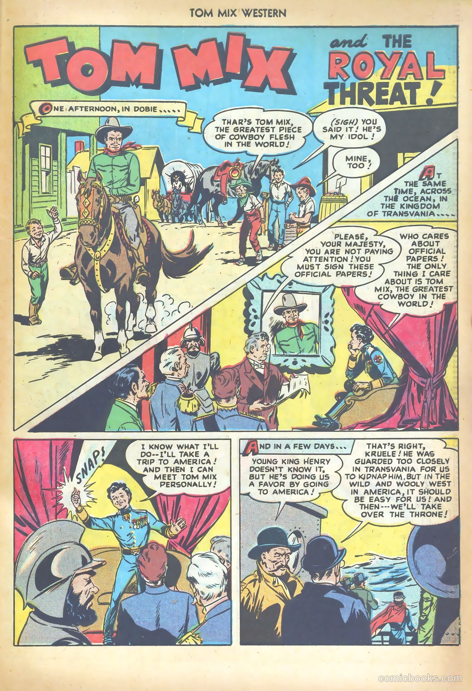 Tom Mix Western #16 (1949) — page 43 of 52