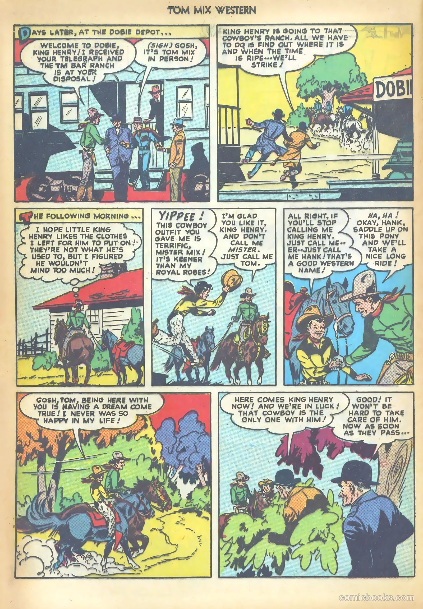Tom Mix Western #16 (1949) — page 44 of 52